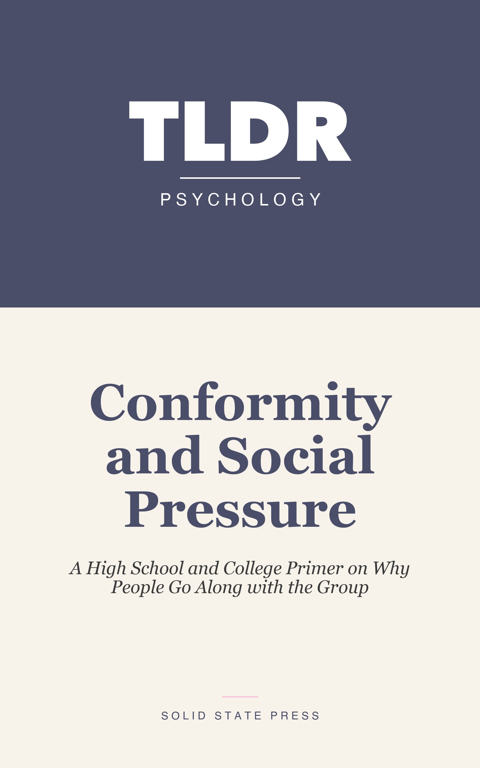 Conformity and Social Pressure cover