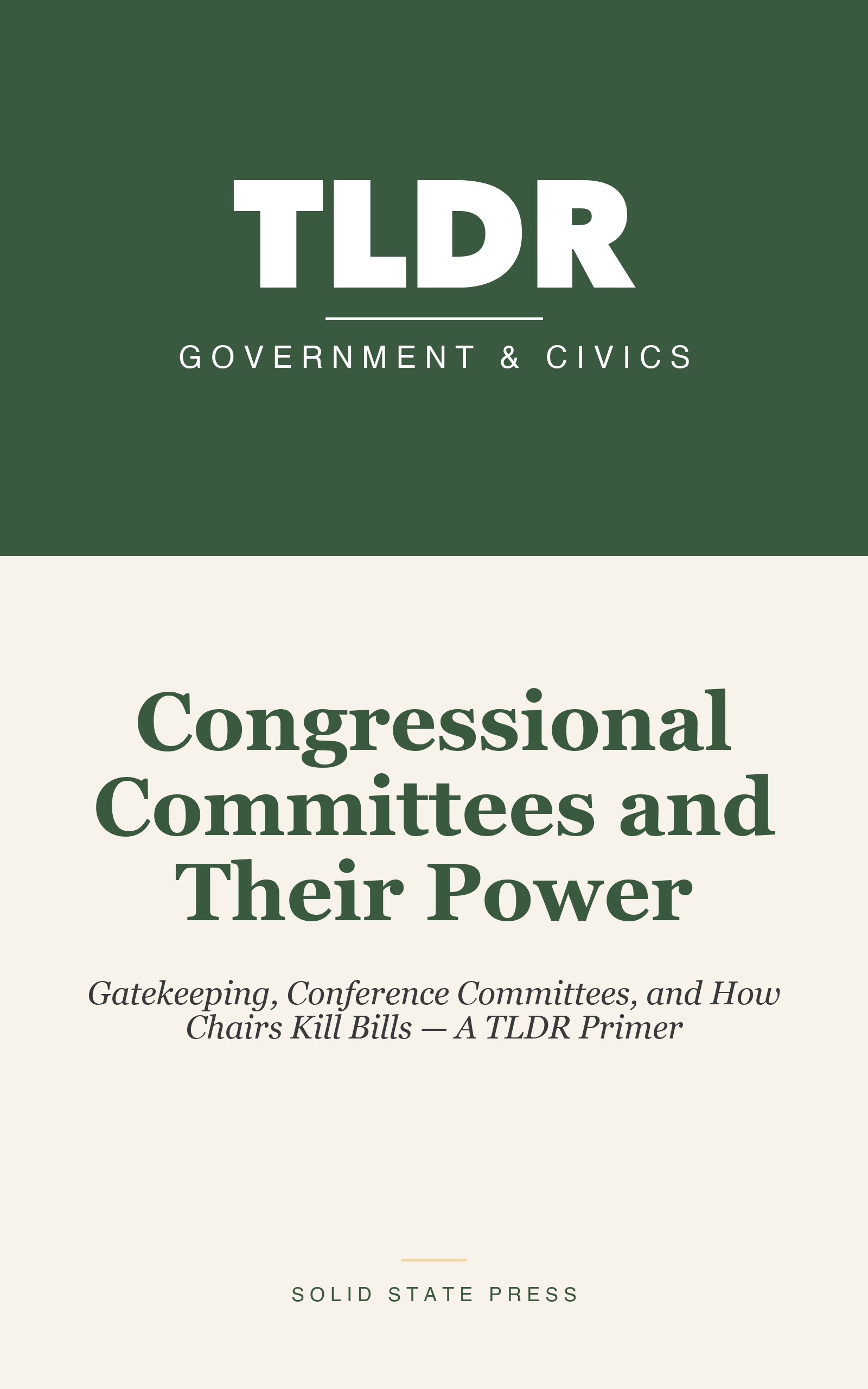 Congressional Committees and Their Power cover