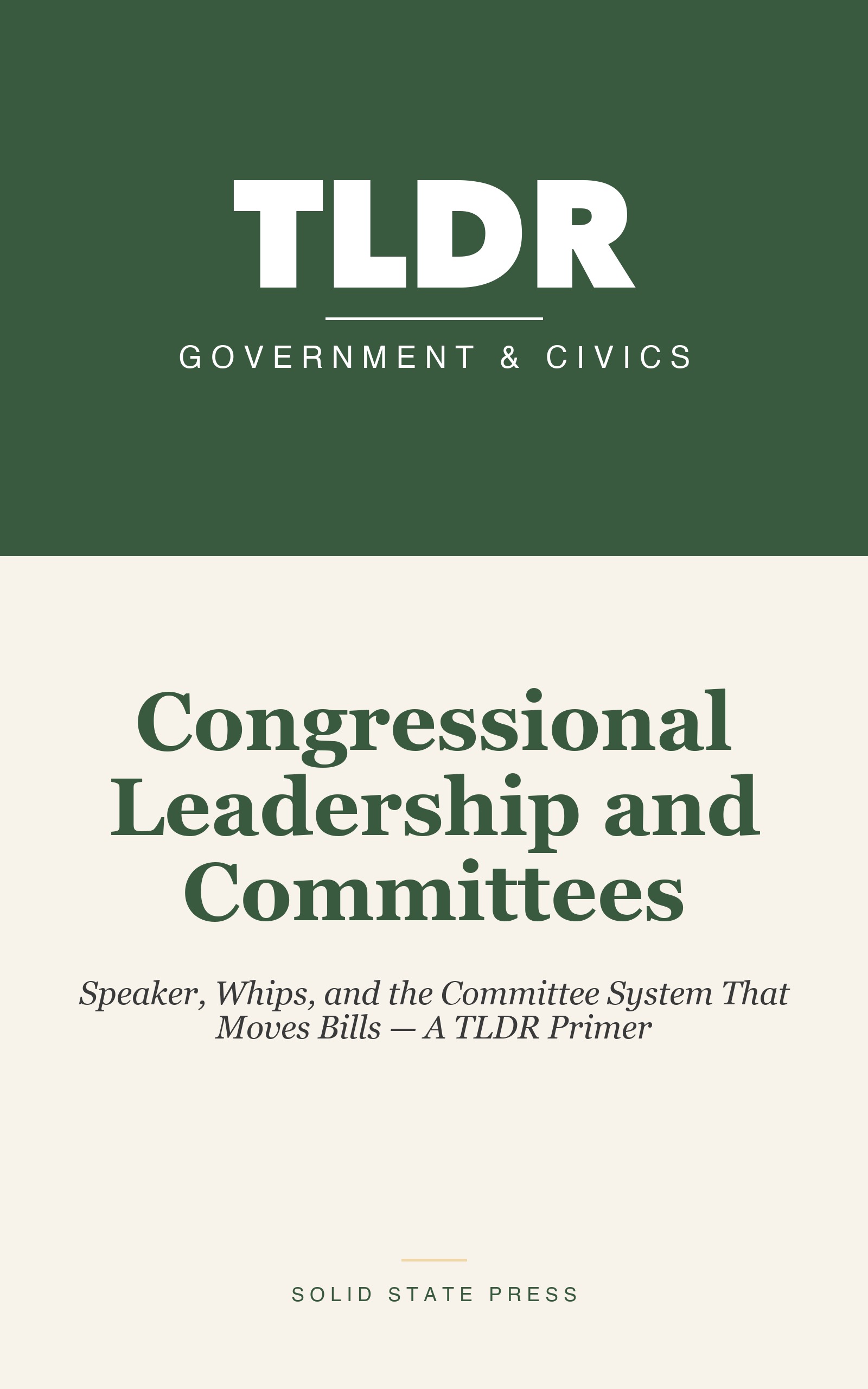 Congressional Leadership and Committees cover