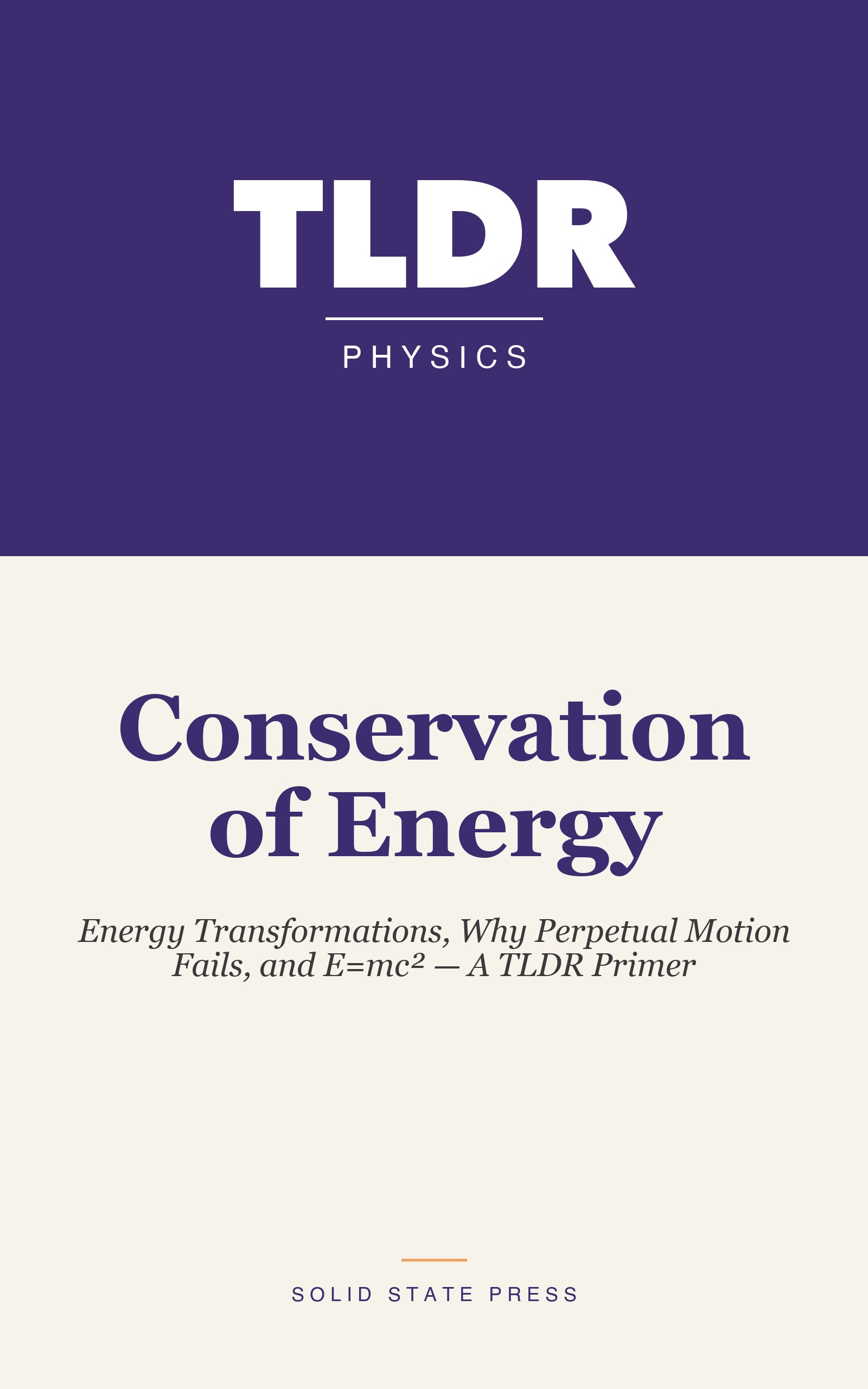 Conservation of Energy cover