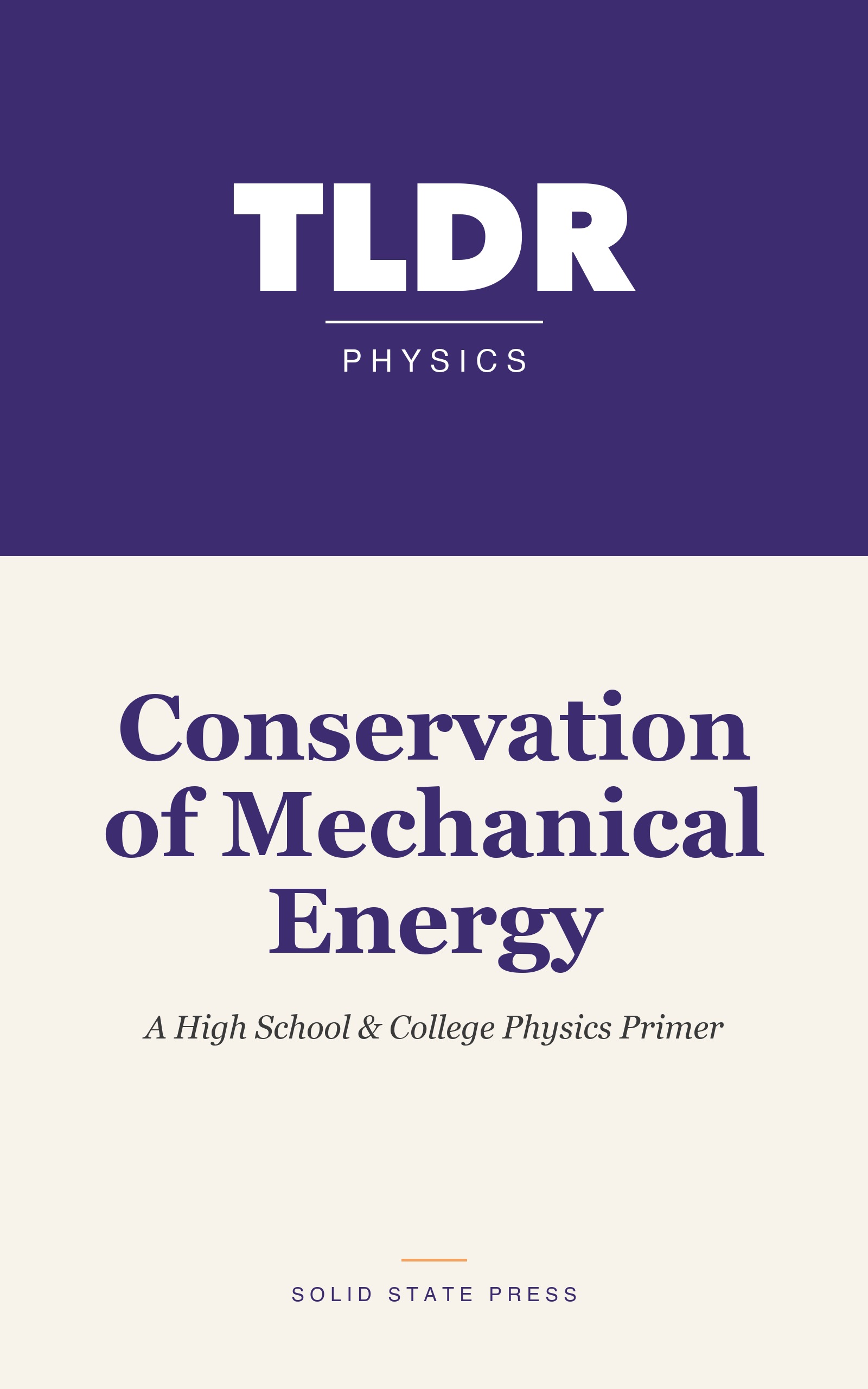 Conservation of Mechanical Energy cover