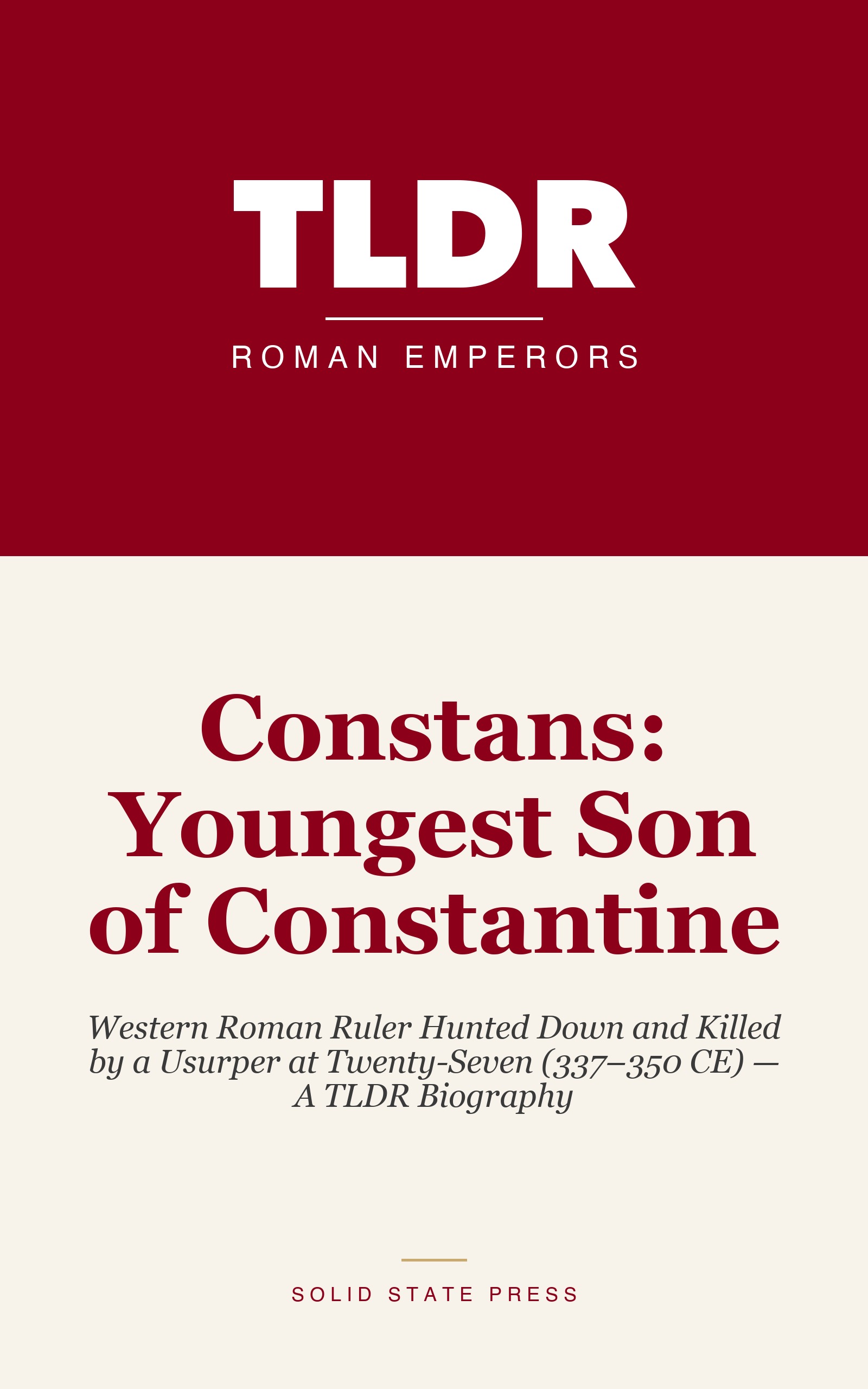 Constans: Youngest Son of Constantine cover