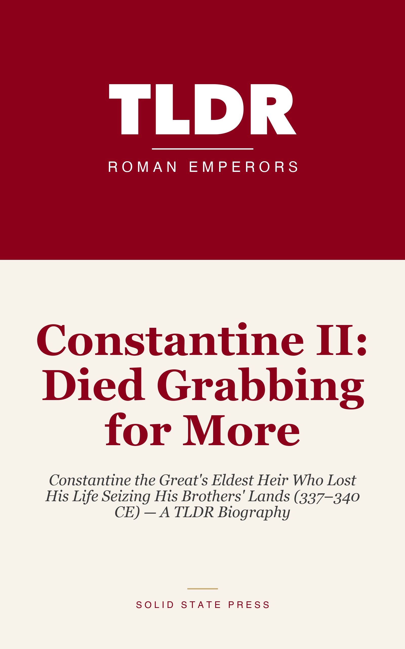 Constantine II: Died Grabbing for More cover
