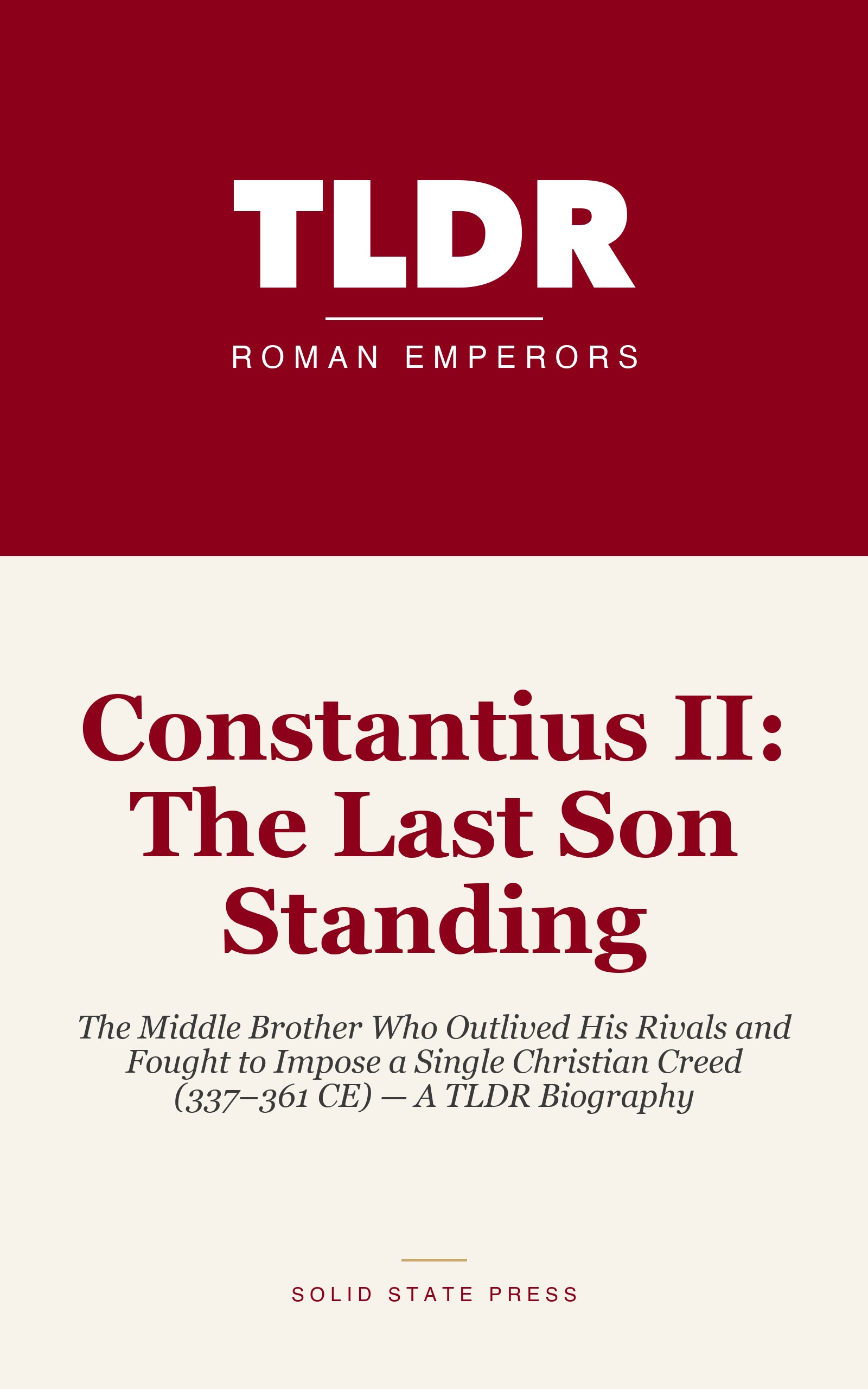 Constantius II: The Last Son Standing cover