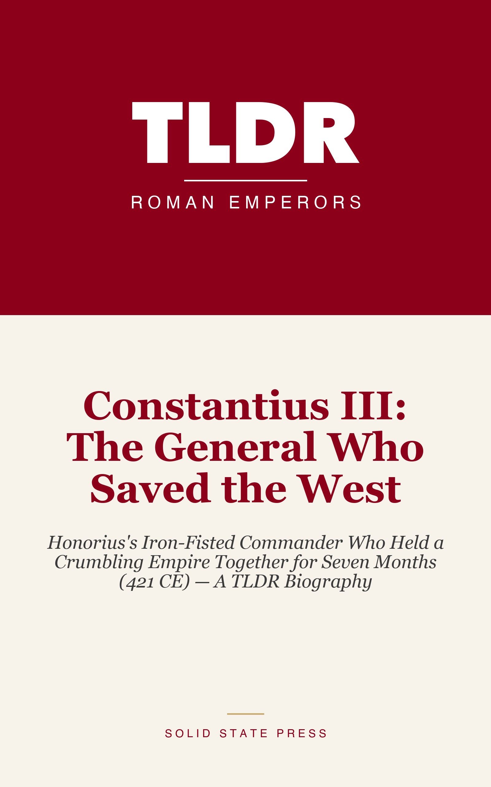 Constantius III: The General Who Saved the West cover