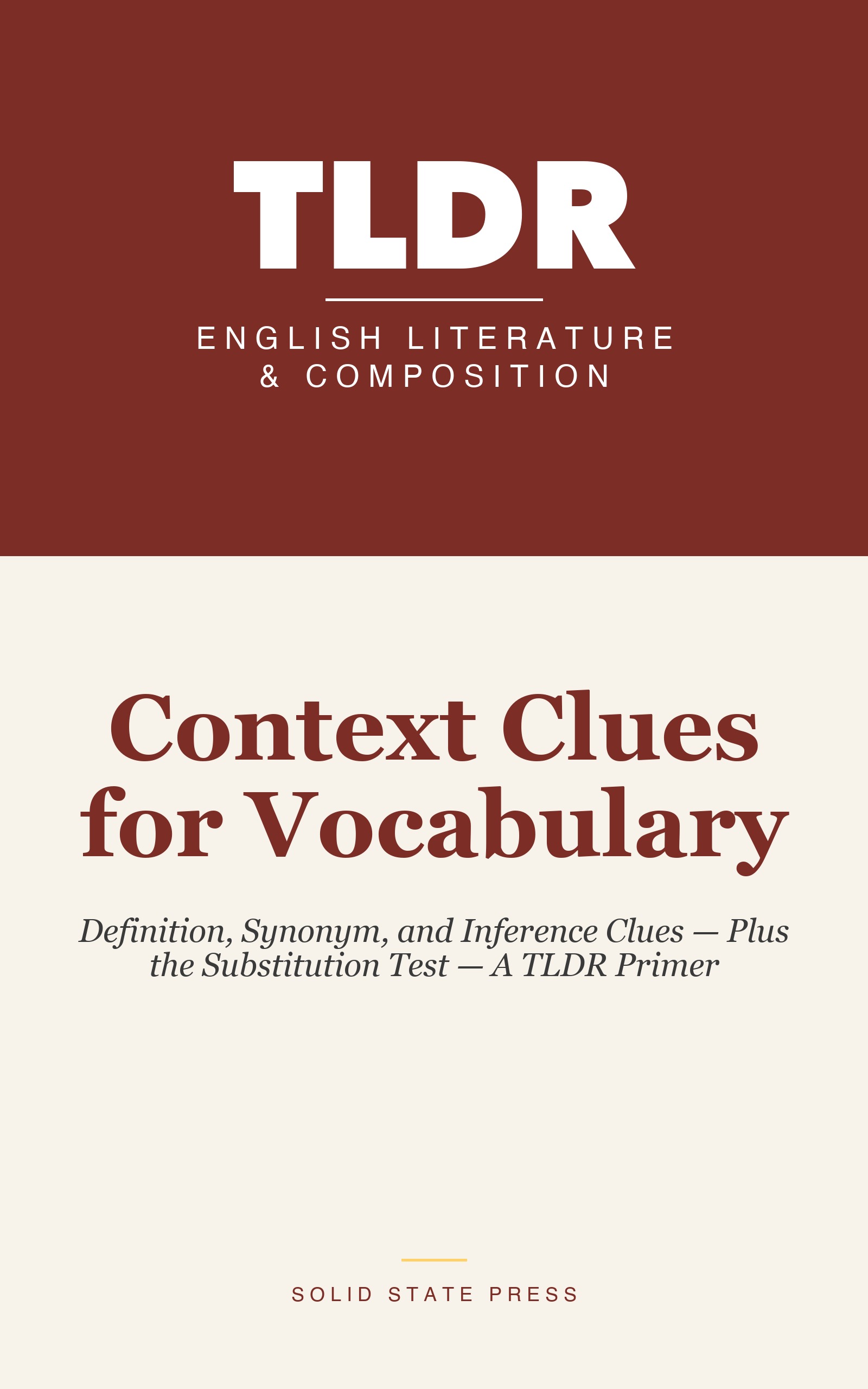 Context Clues for Vocabulary cover