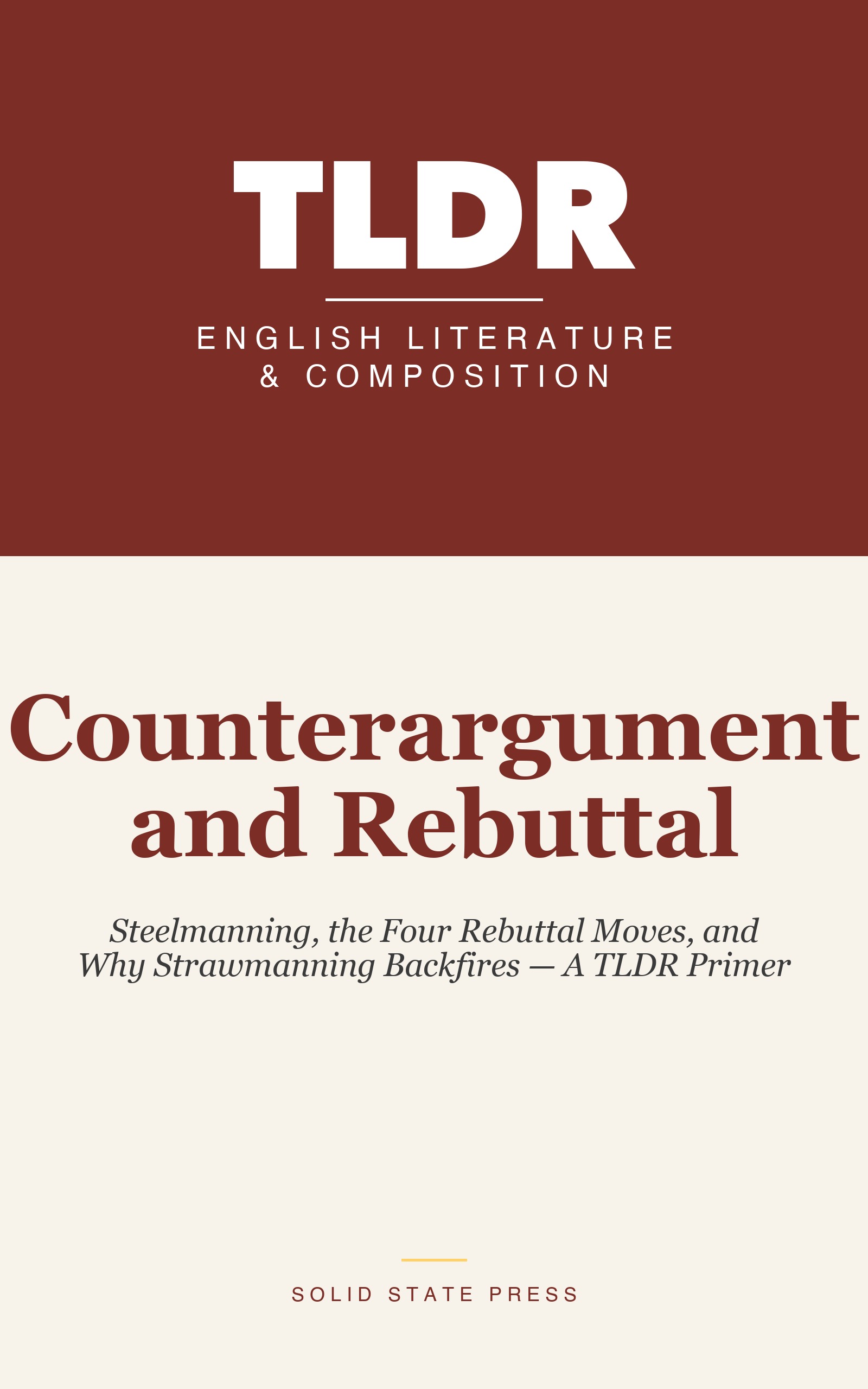 Counterargument and Rebuttal cover