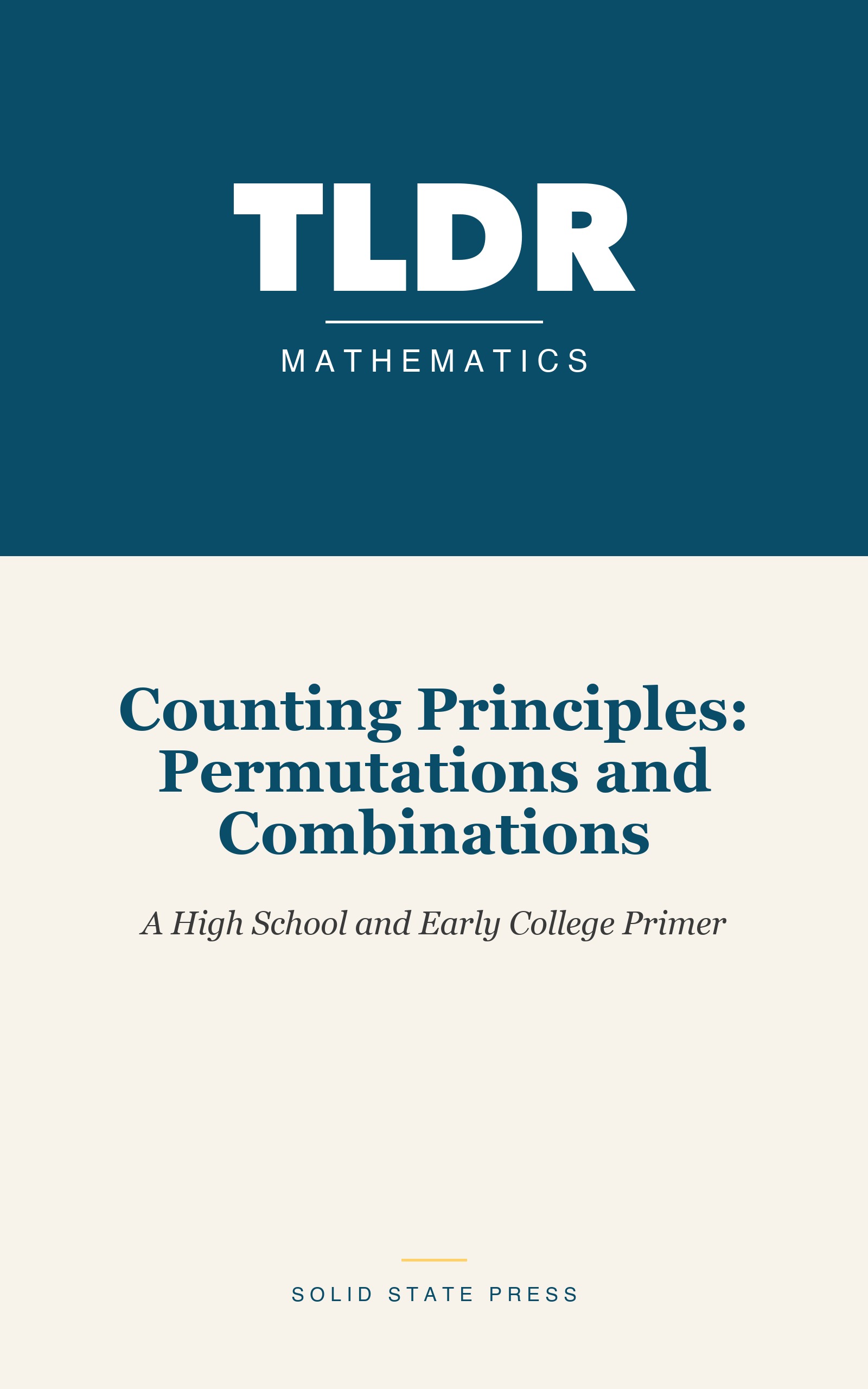 Counting Principles: Permutations and Combinations cover