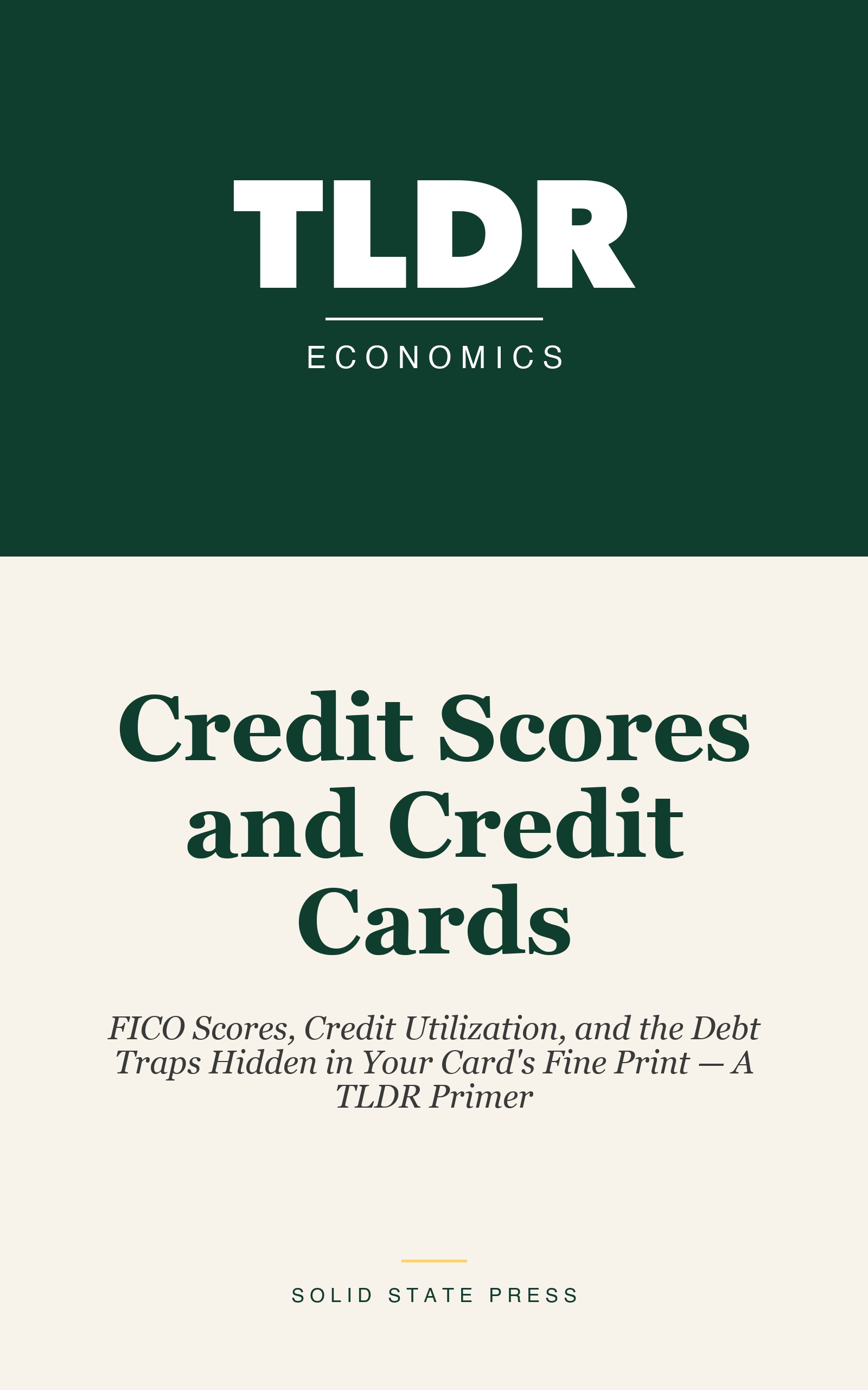 Credit Scores and Credit Cards cover