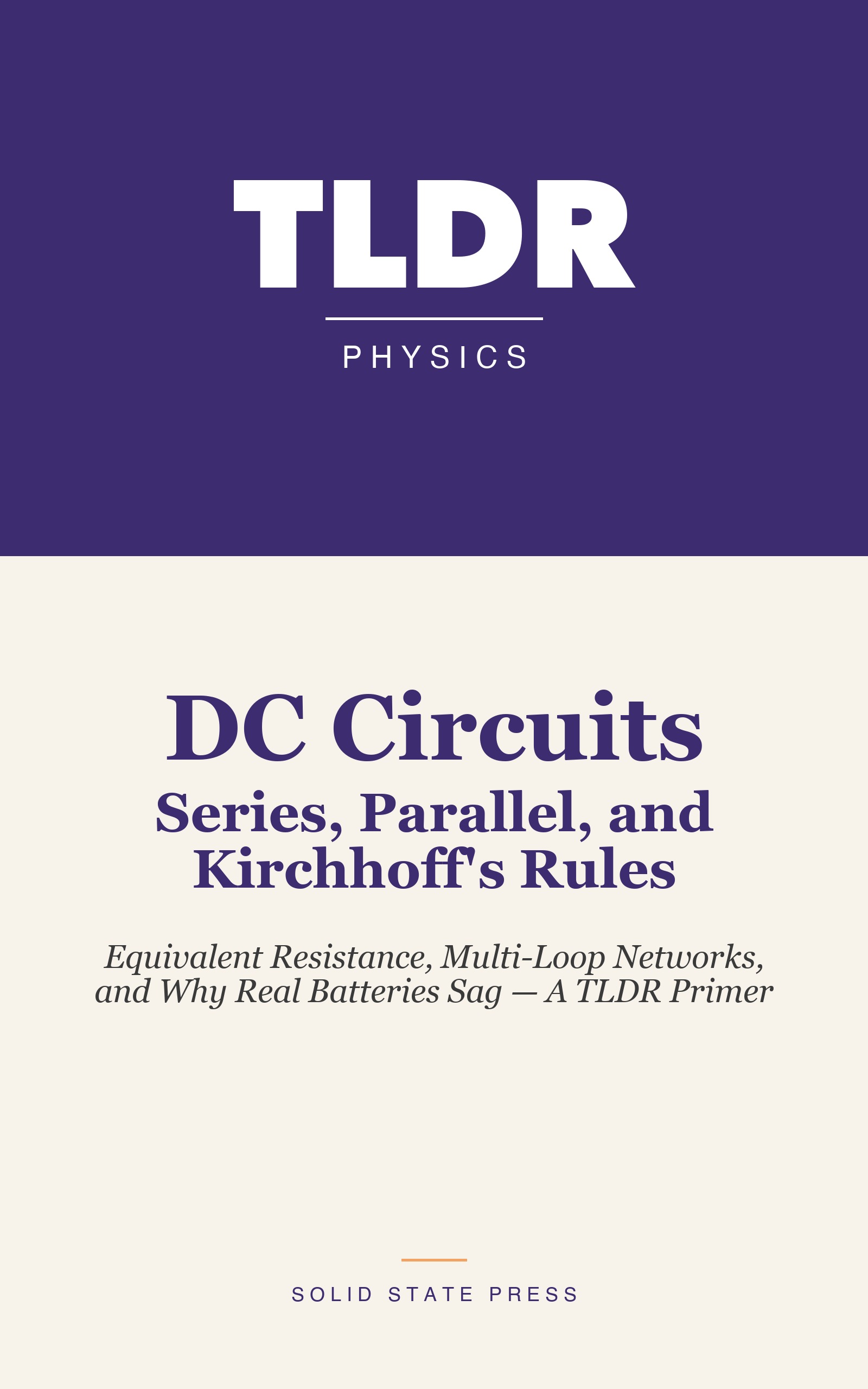 DC Circuits: Series, Parallel, and Kirchhoff's Rules cover