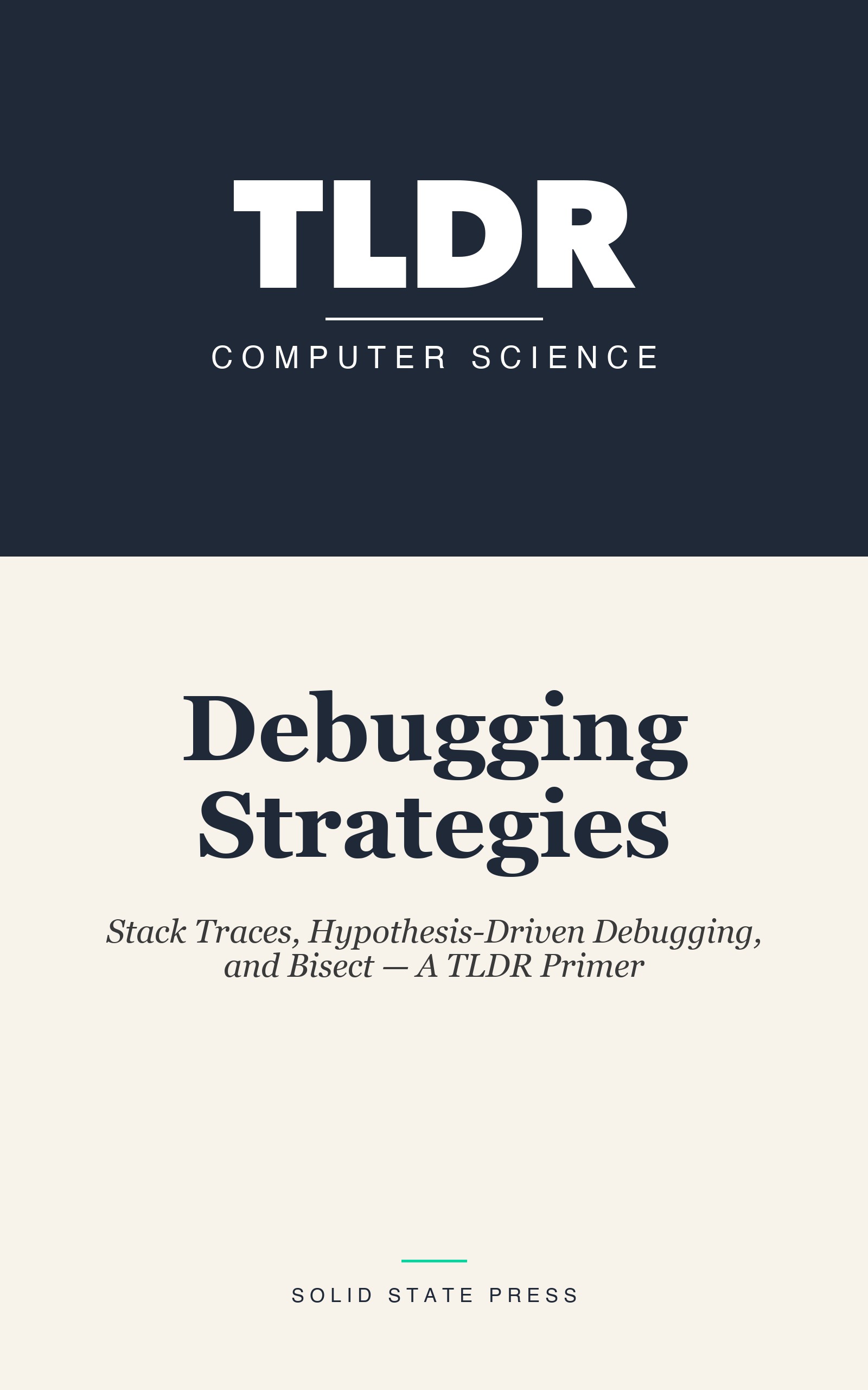 Debugging Strategies cover
