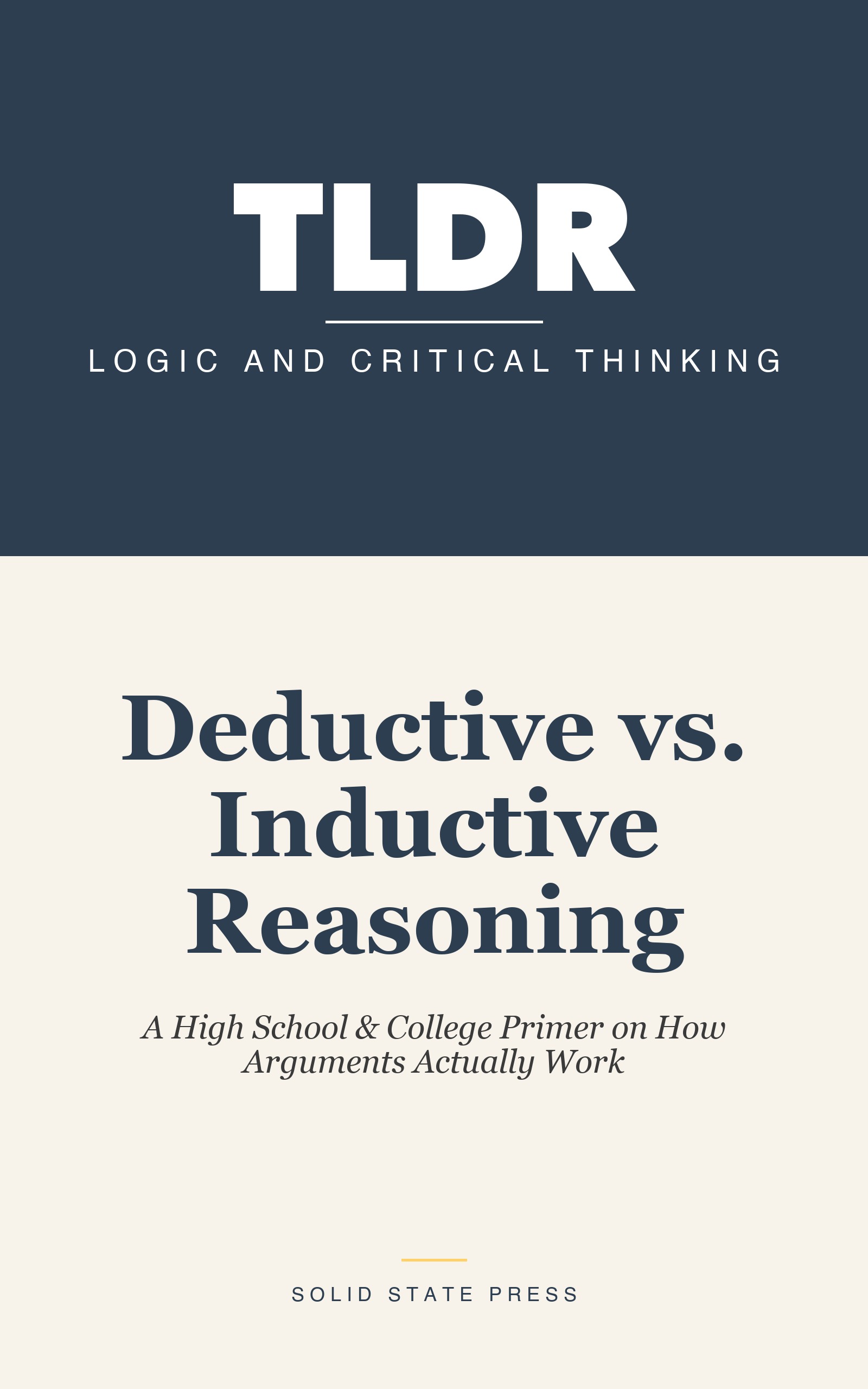 Deductive vs. Inductive Reasoning cover