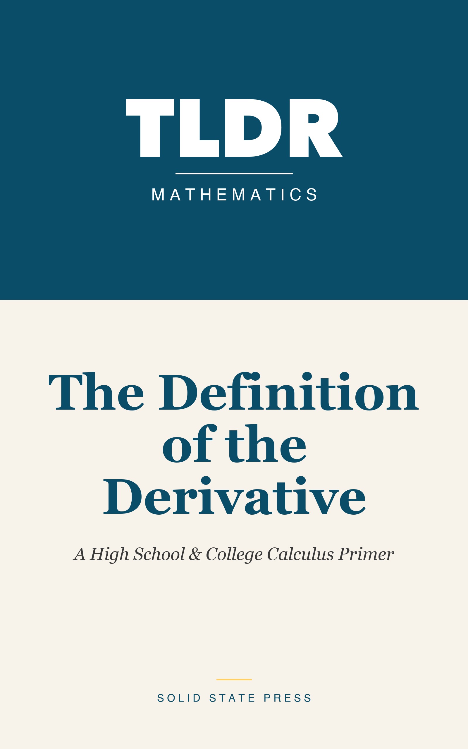 The Definition of the Derivative cover
