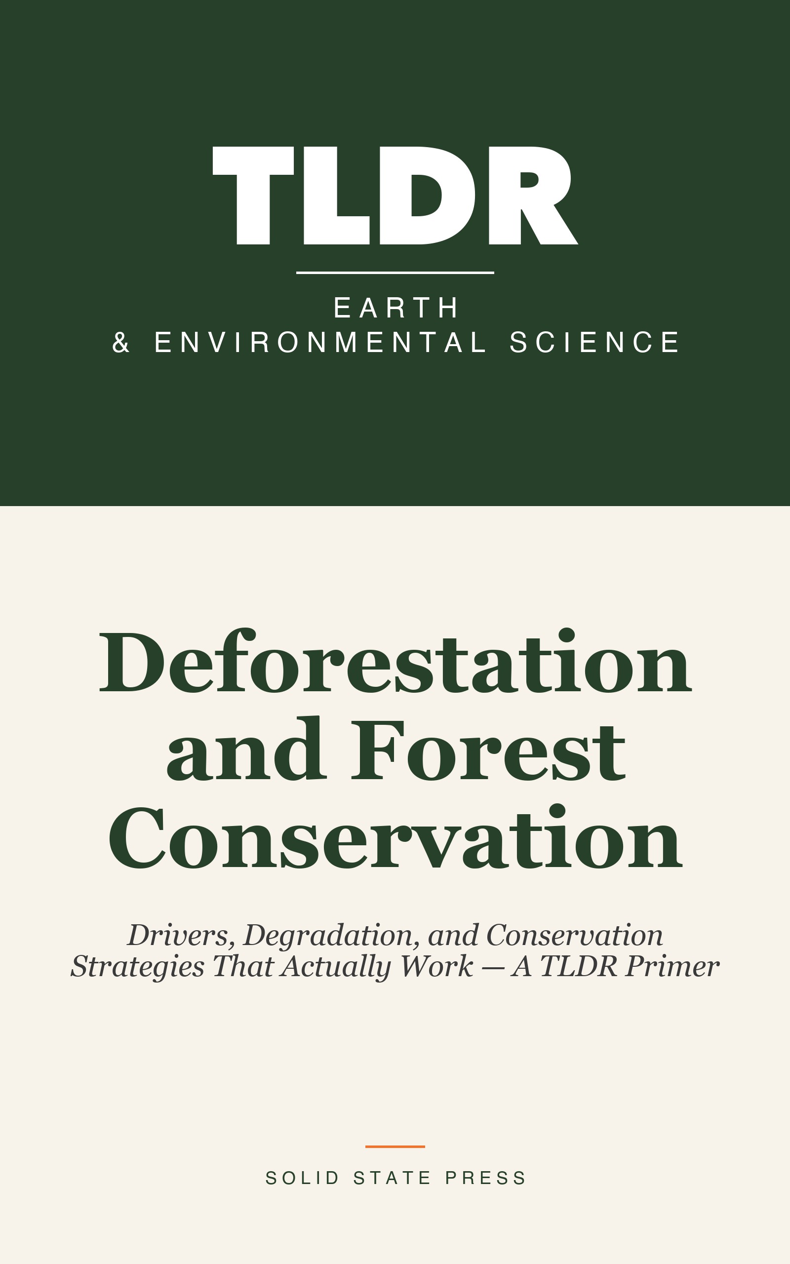Deforestation and Forest Conservation cover