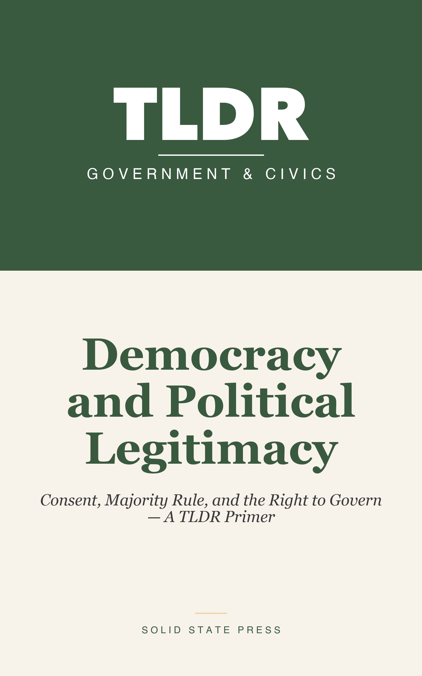 Democracy and Political Legitimacy cover