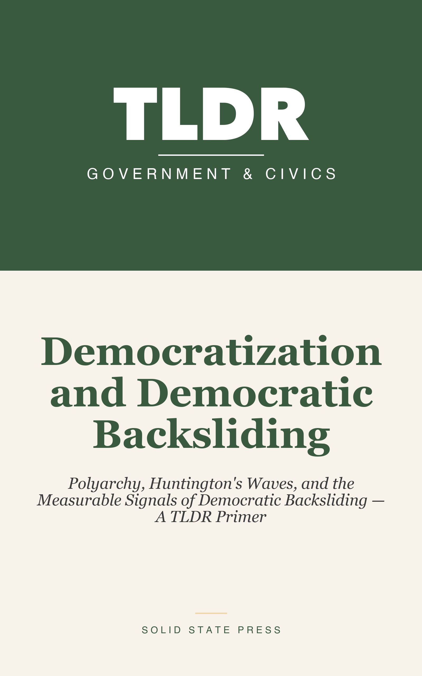 Democratization and Democratic Backsliding cover