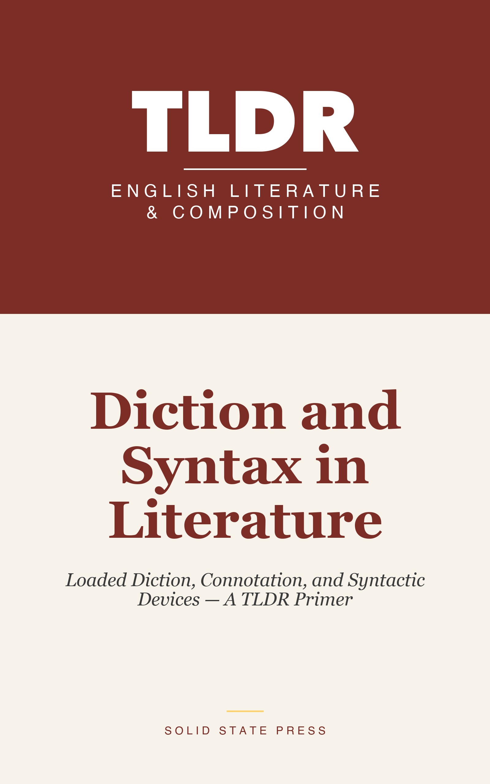 Diction and Syntax in Literature cover