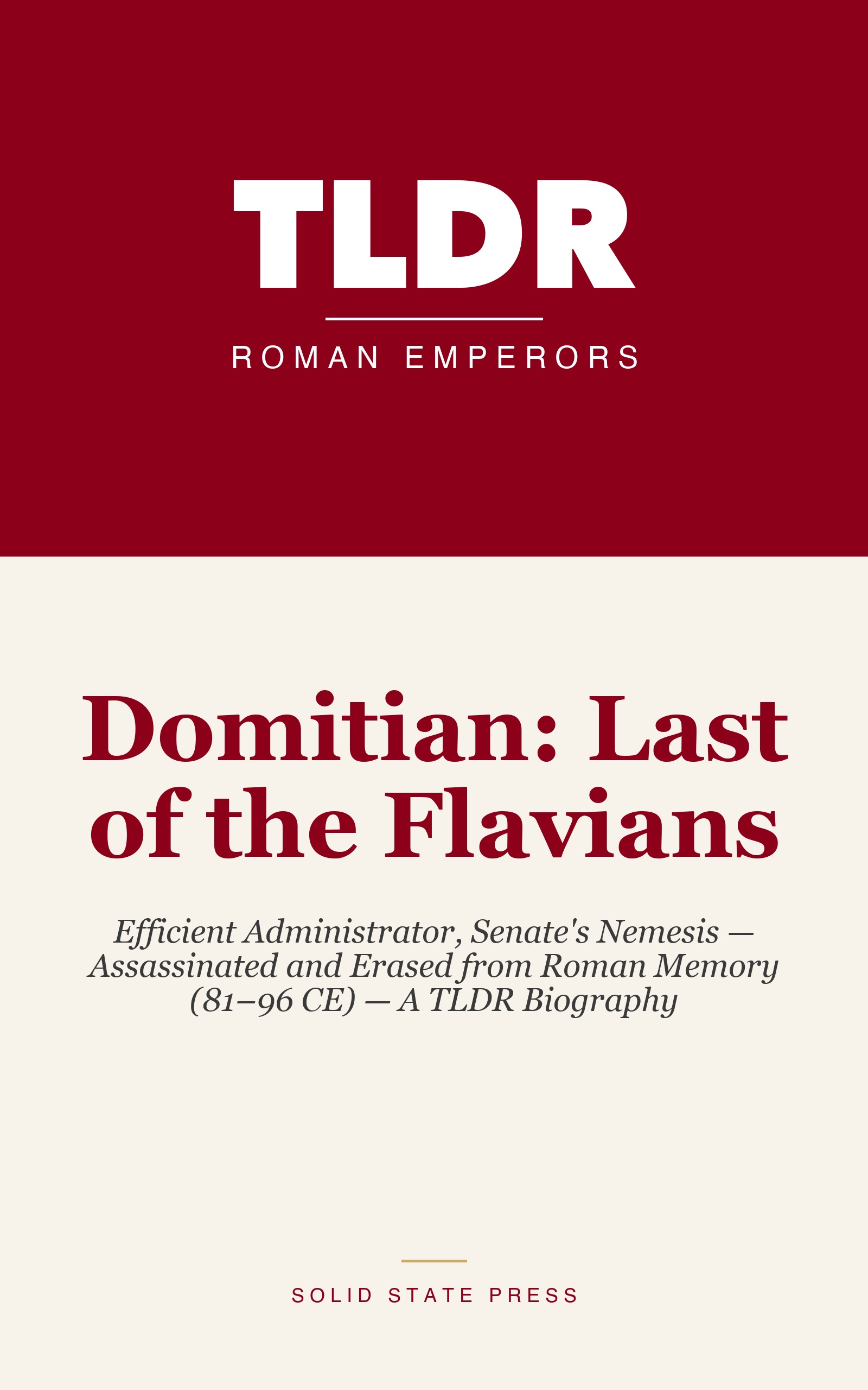 Domitian: Last of the Flavians cover