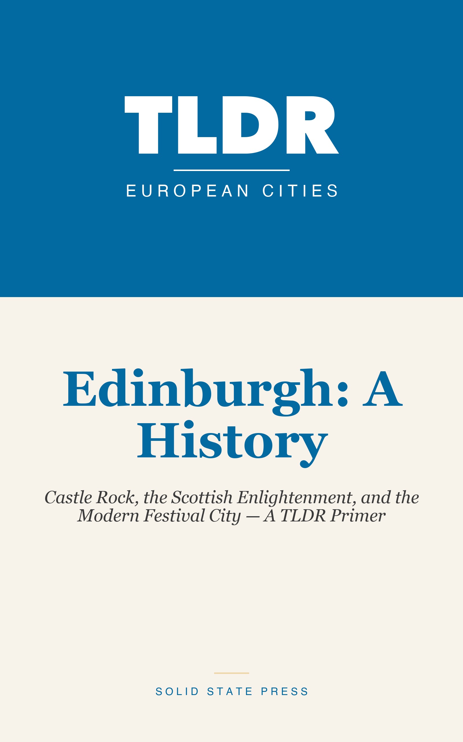 Edinburgh: A History cover