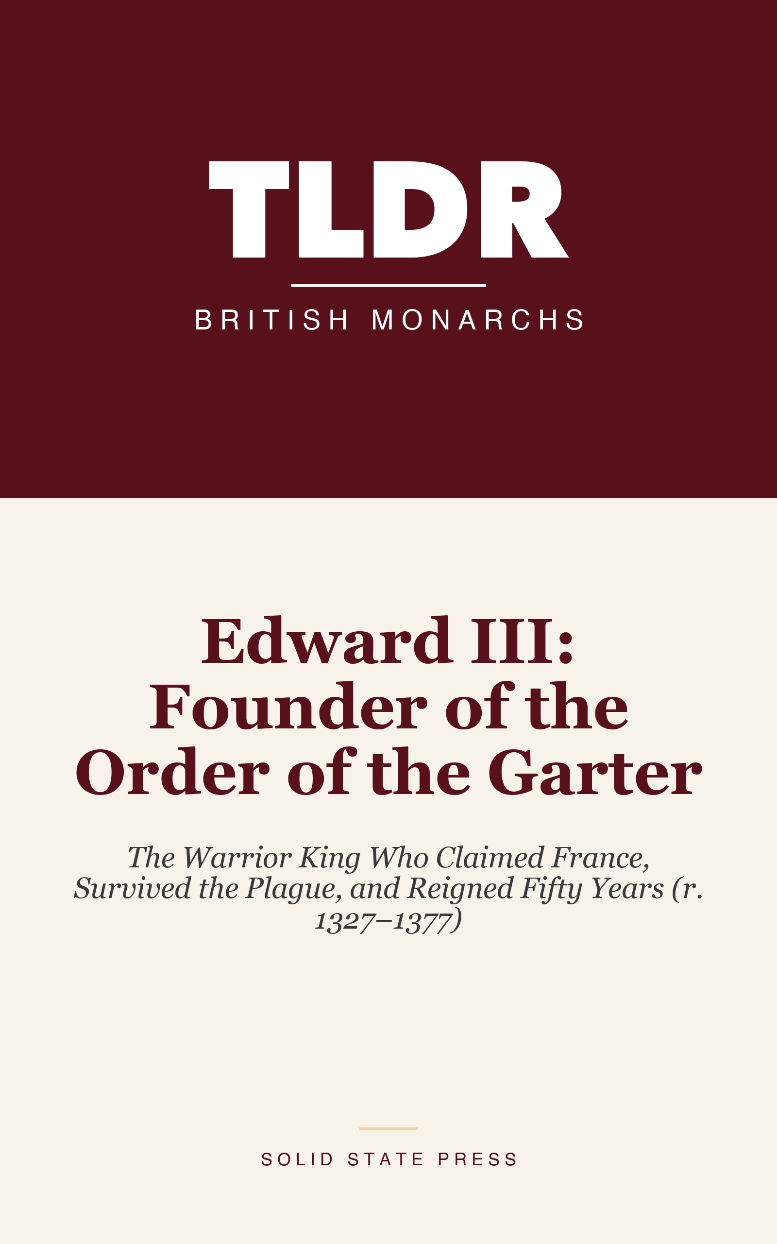 Edward III: Founder of the Order of the Garter cover