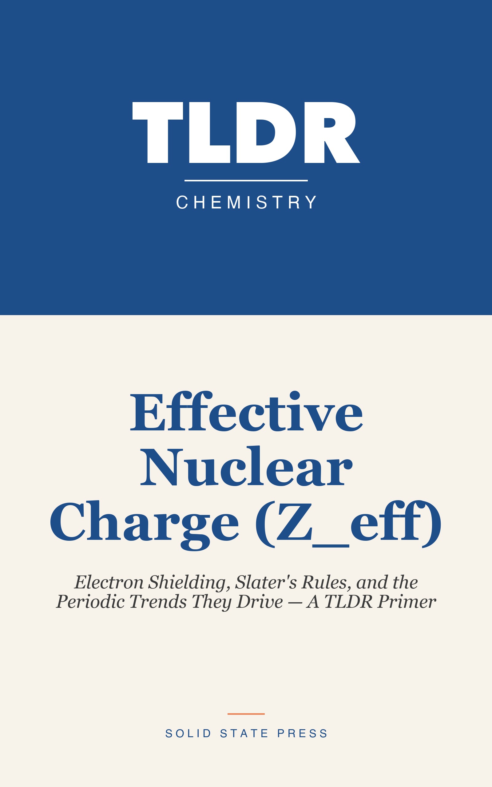 Effective Nuclear Charge (Z_eff) cover