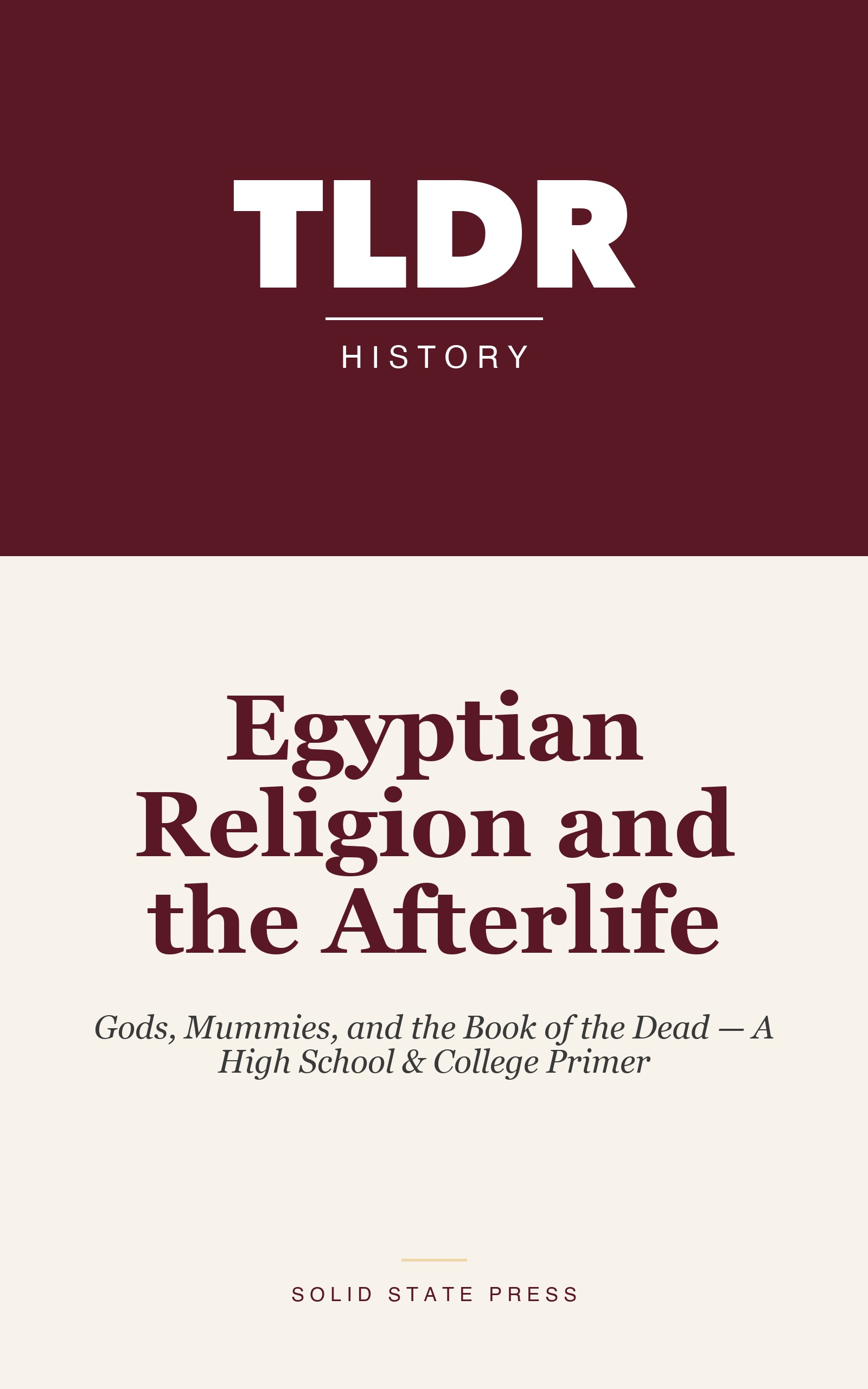 Egyptian Religion and the Afterlife cover