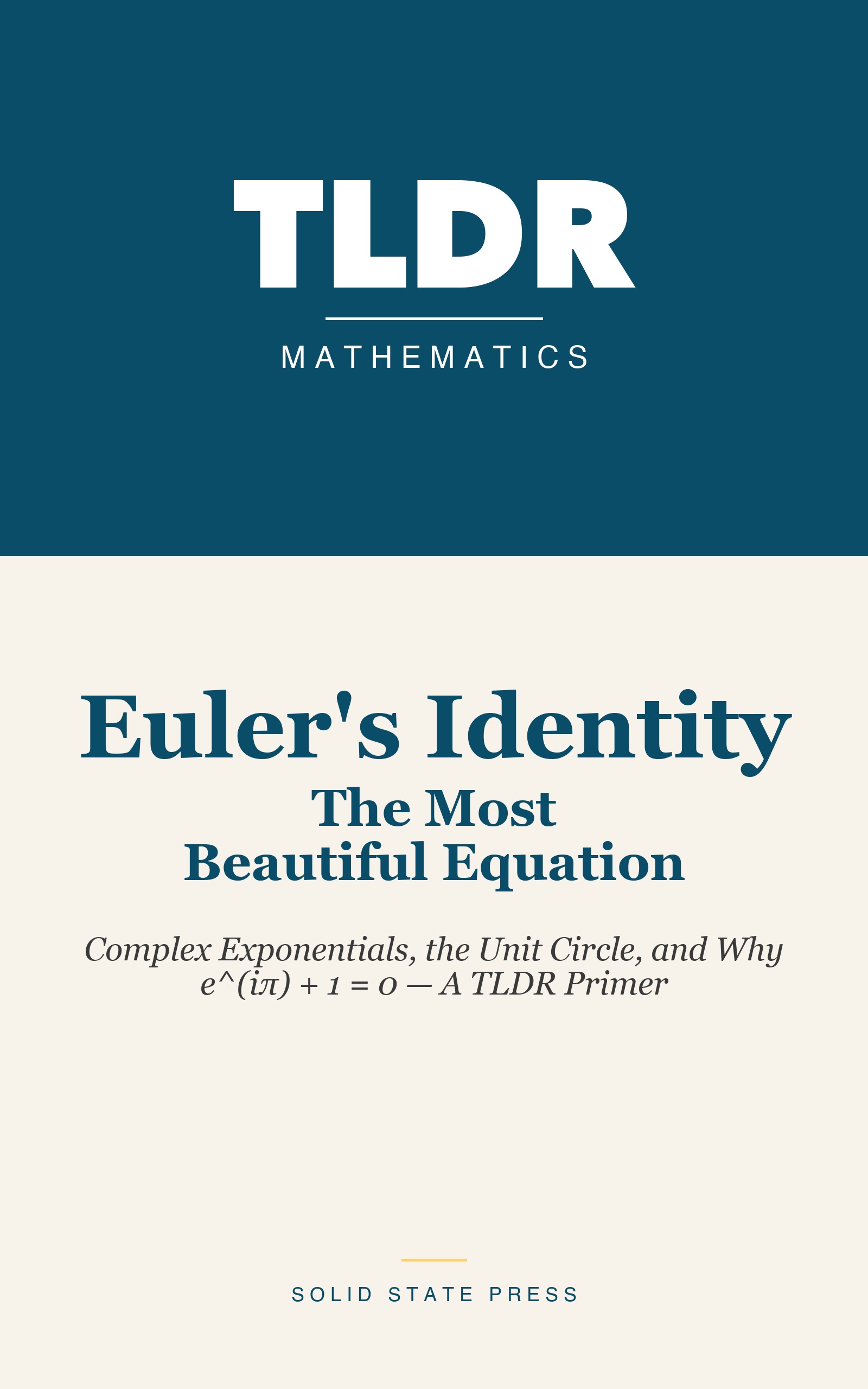 Euler's Identity: The Most Beautiful Equation cover
