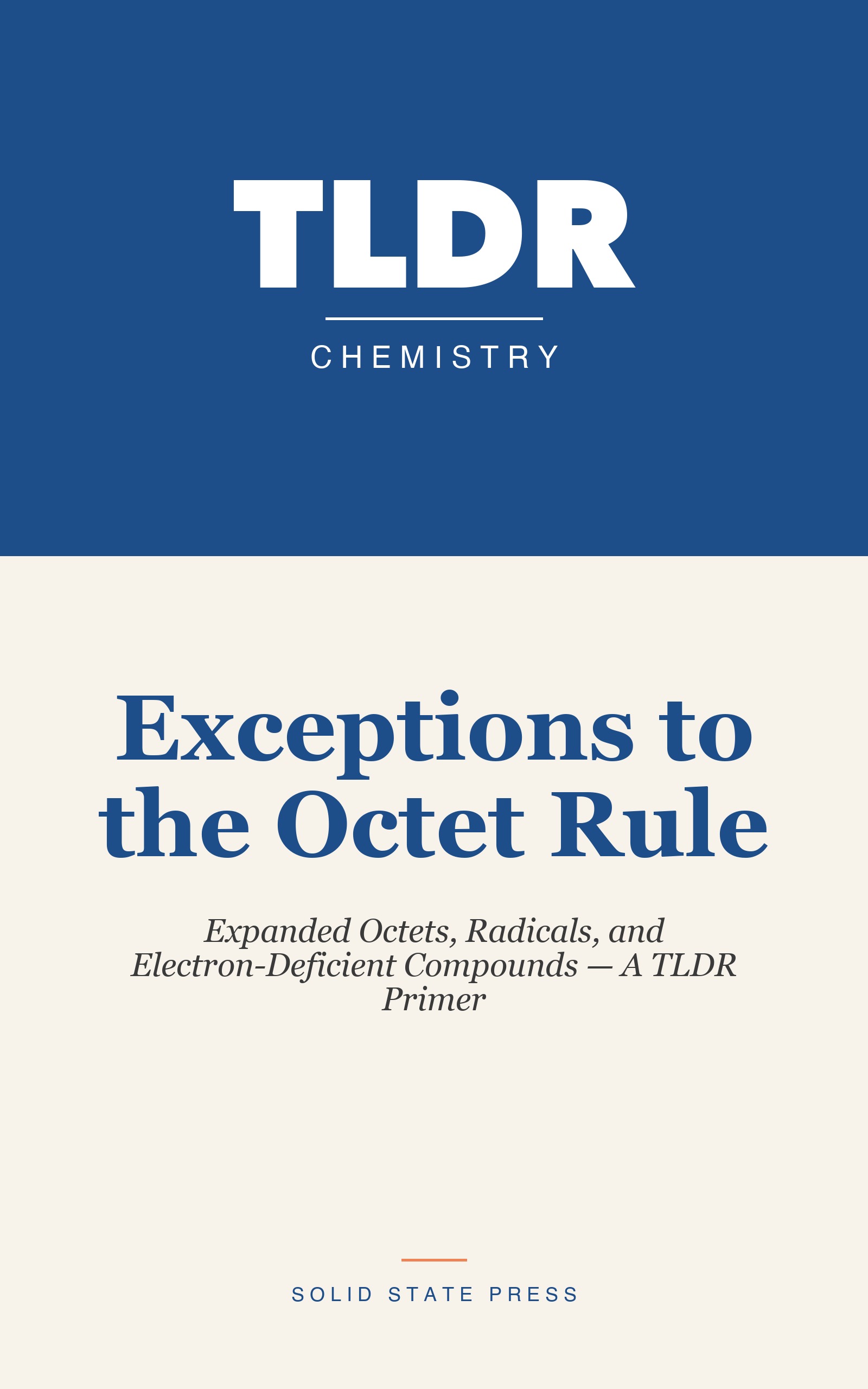Exceptions to the Octet Rule cover