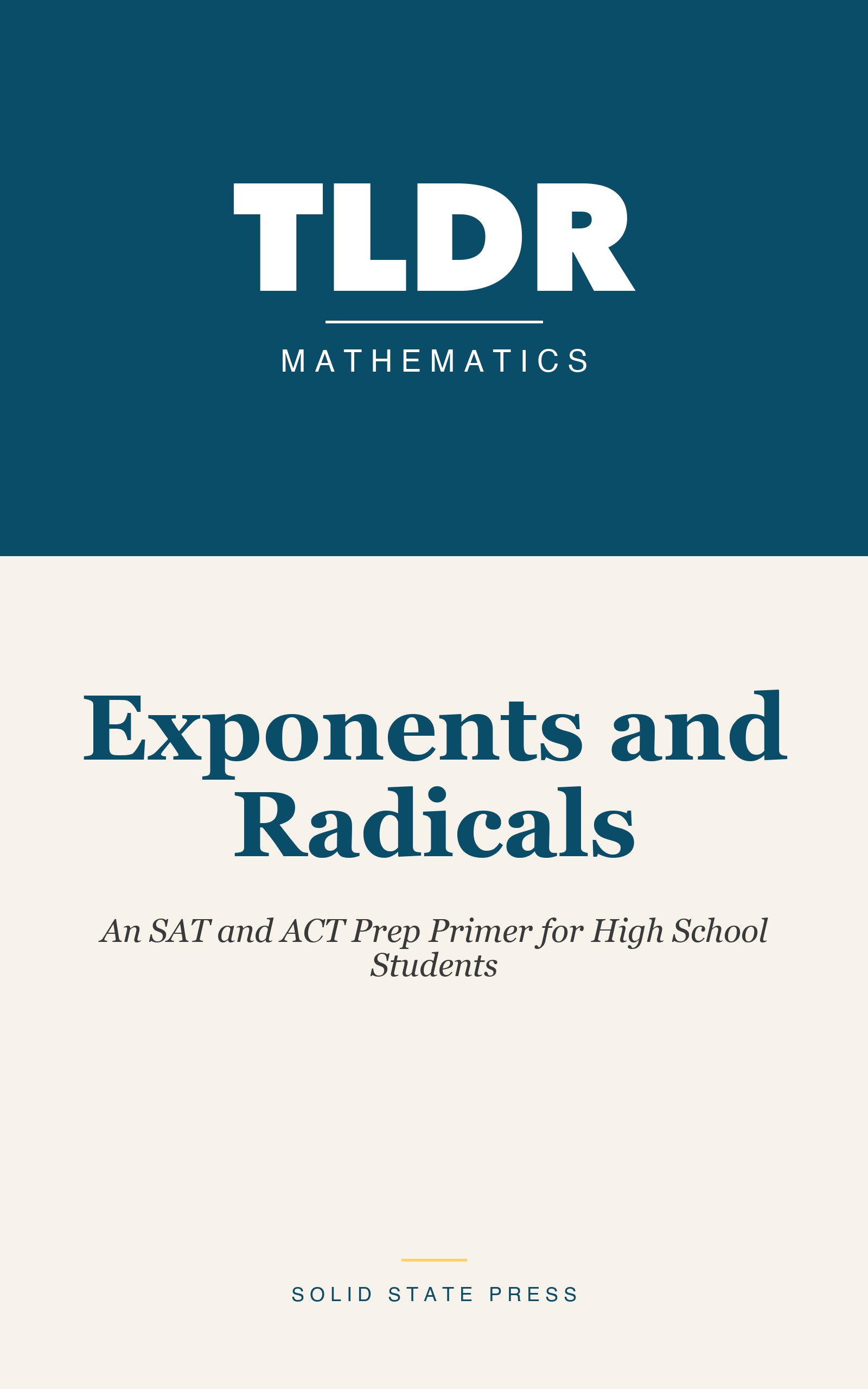 Exponents and Radicals cover