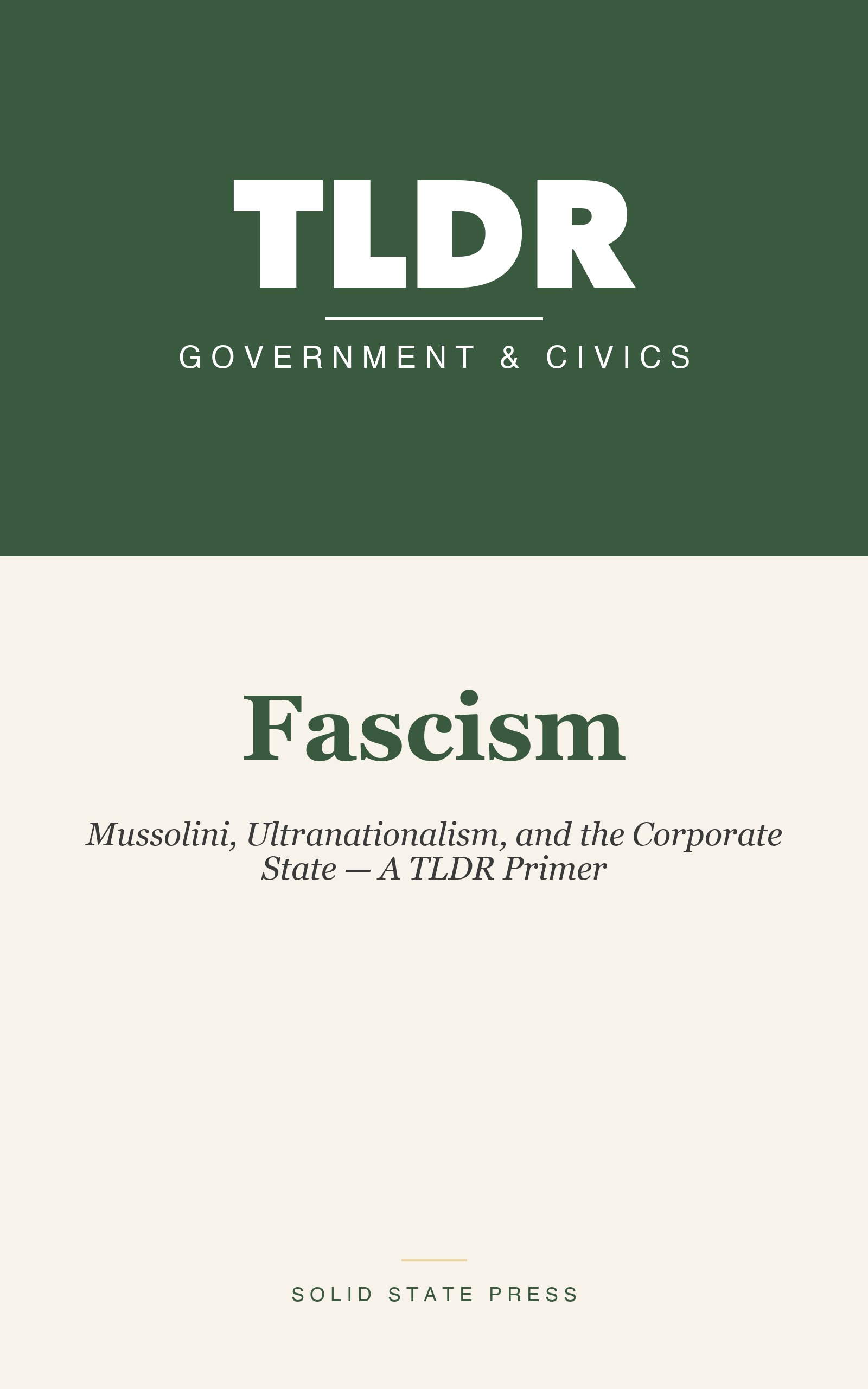 Fascism cover
