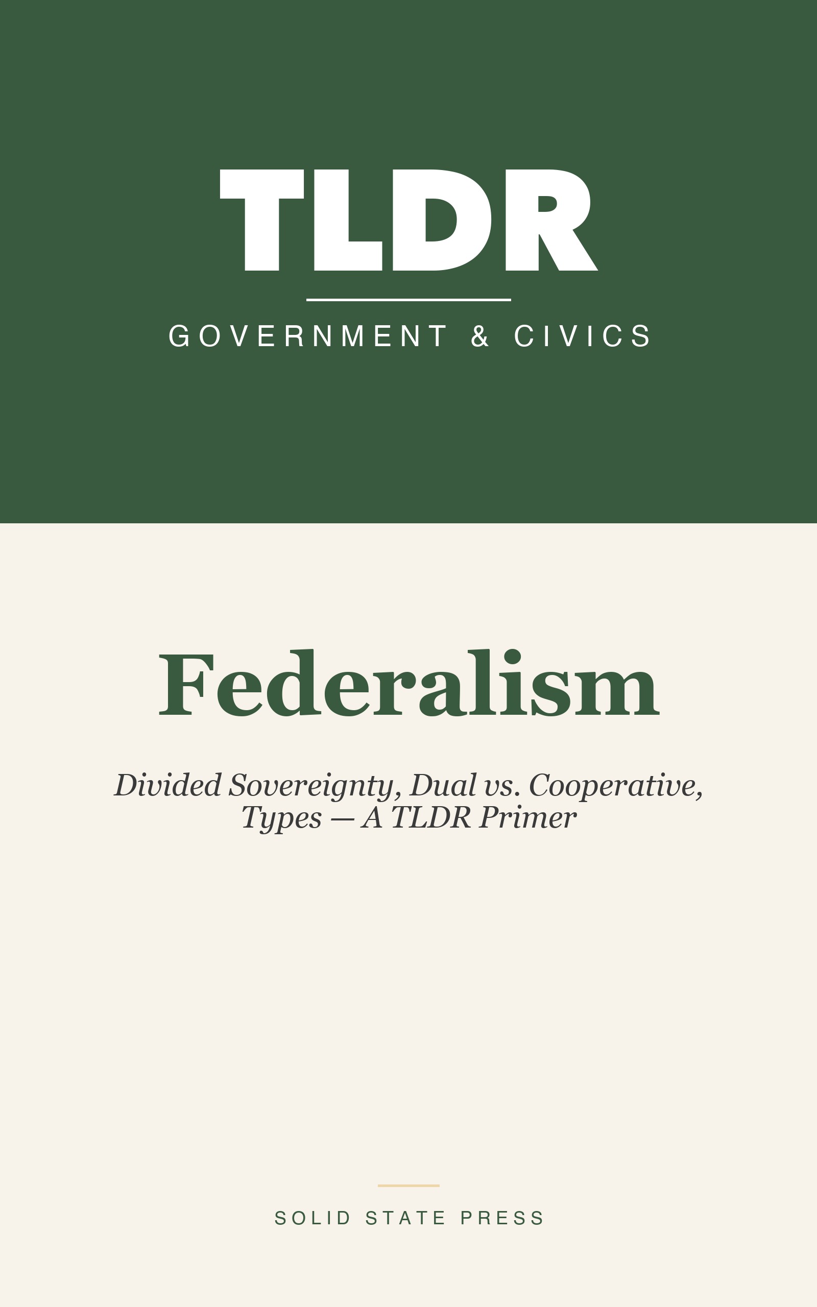 Federalism cover