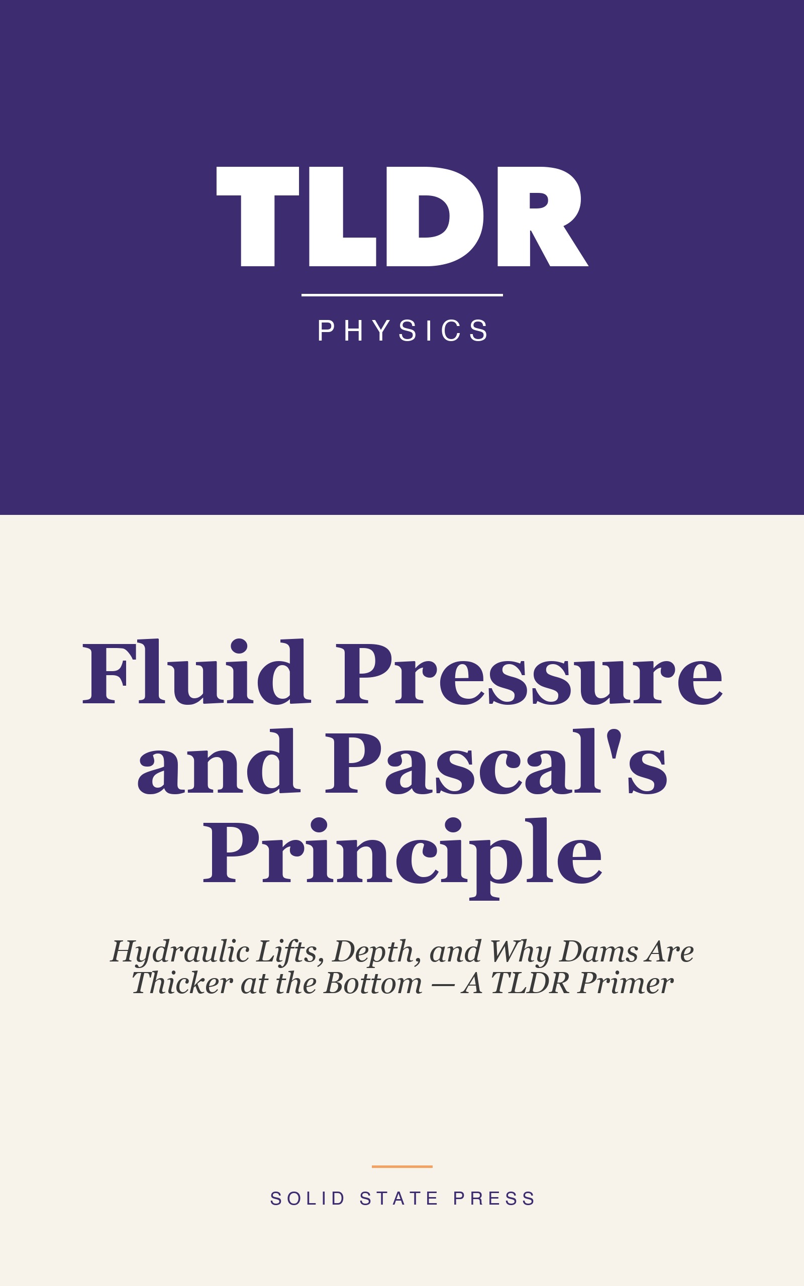 Fluid Pressure and Pascal's Principle cover