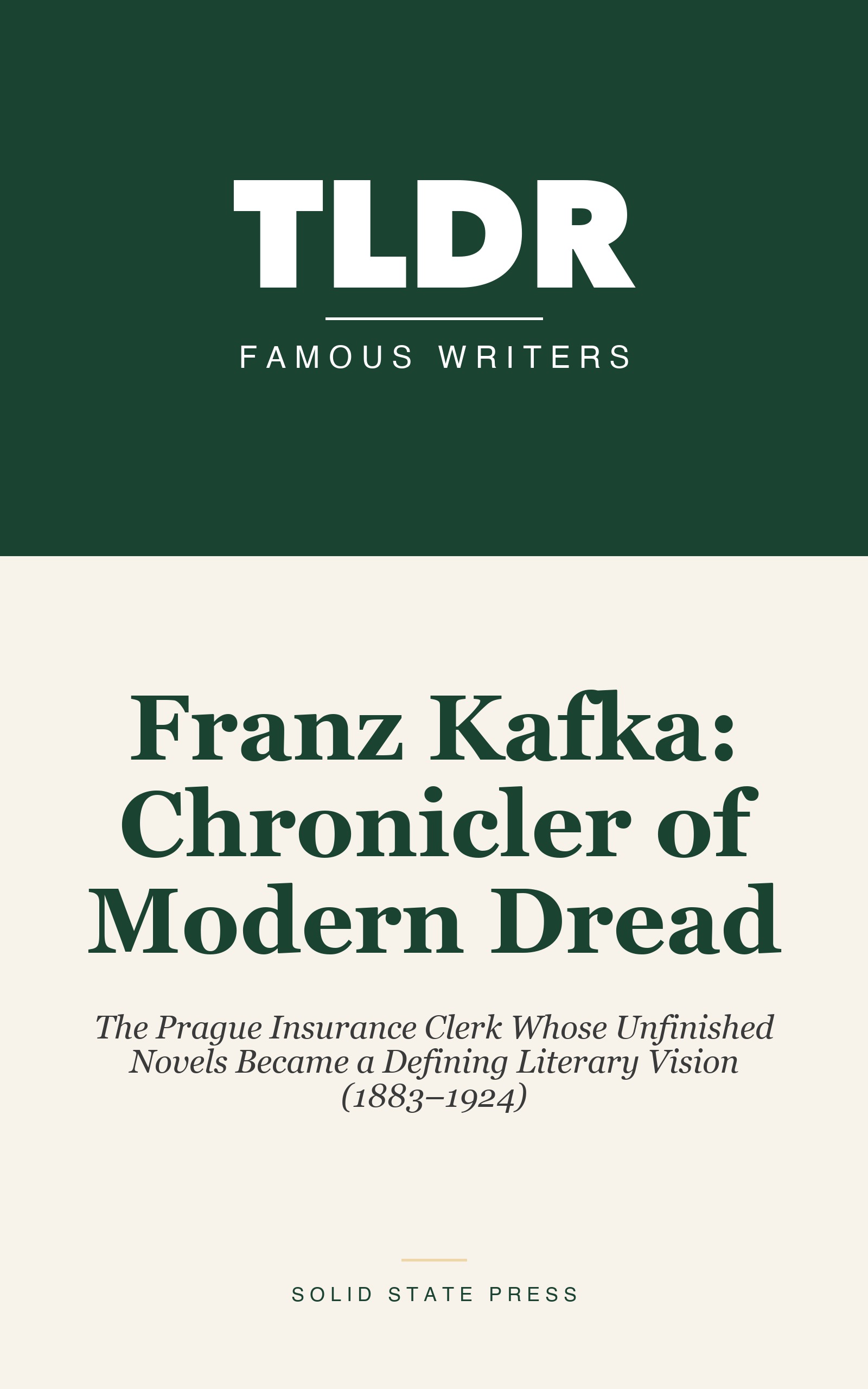 Franz Kafka: Chronicler of Modern Dread cover
