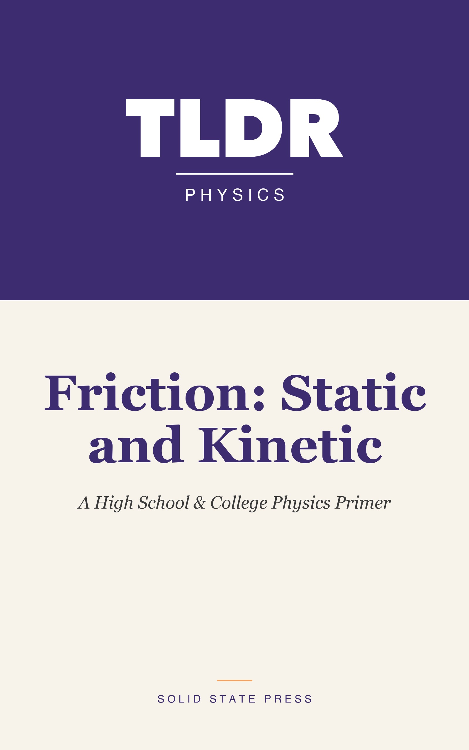 Friction: Static and Kinetic cover