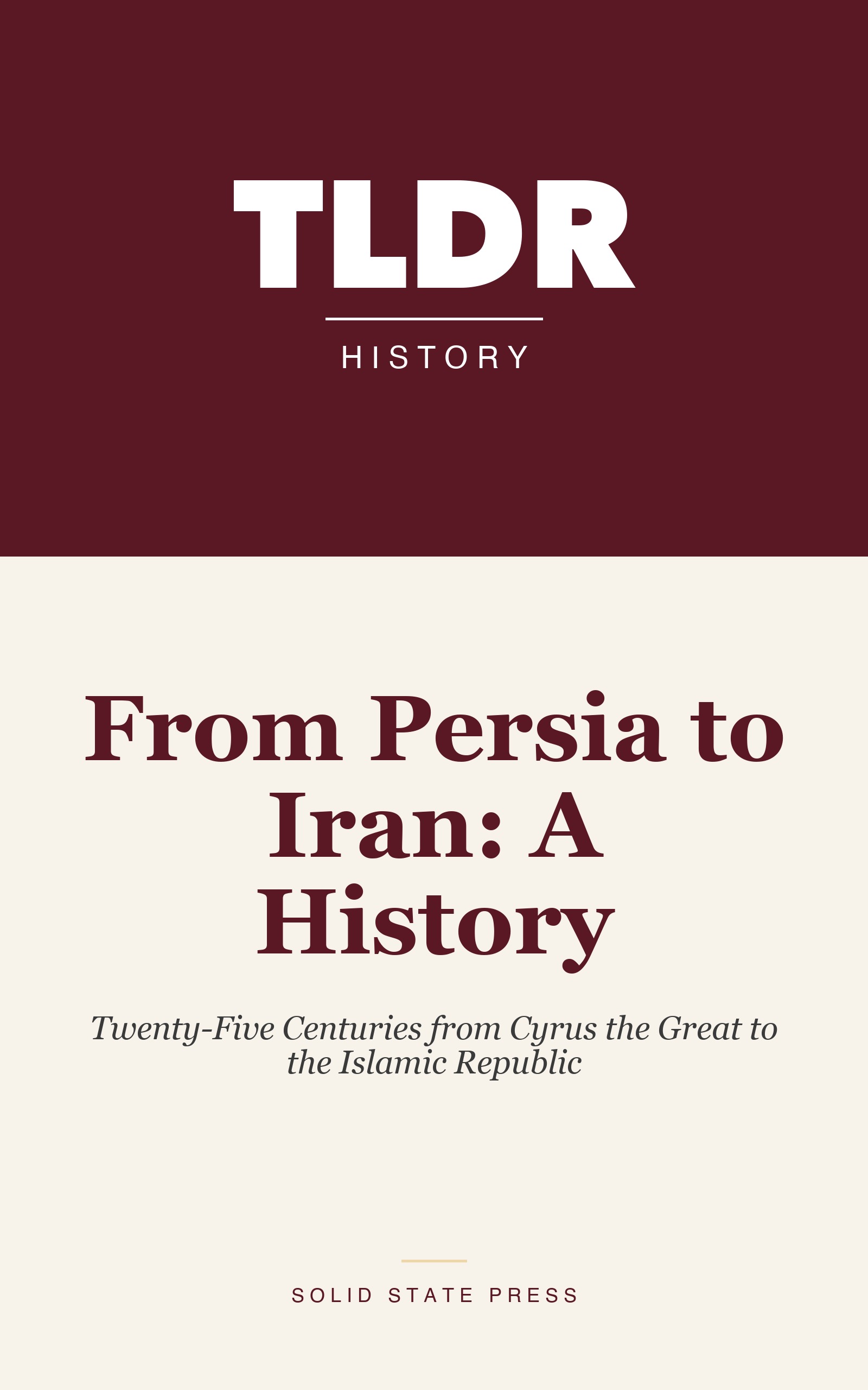 From Persia to Iran: A History cover