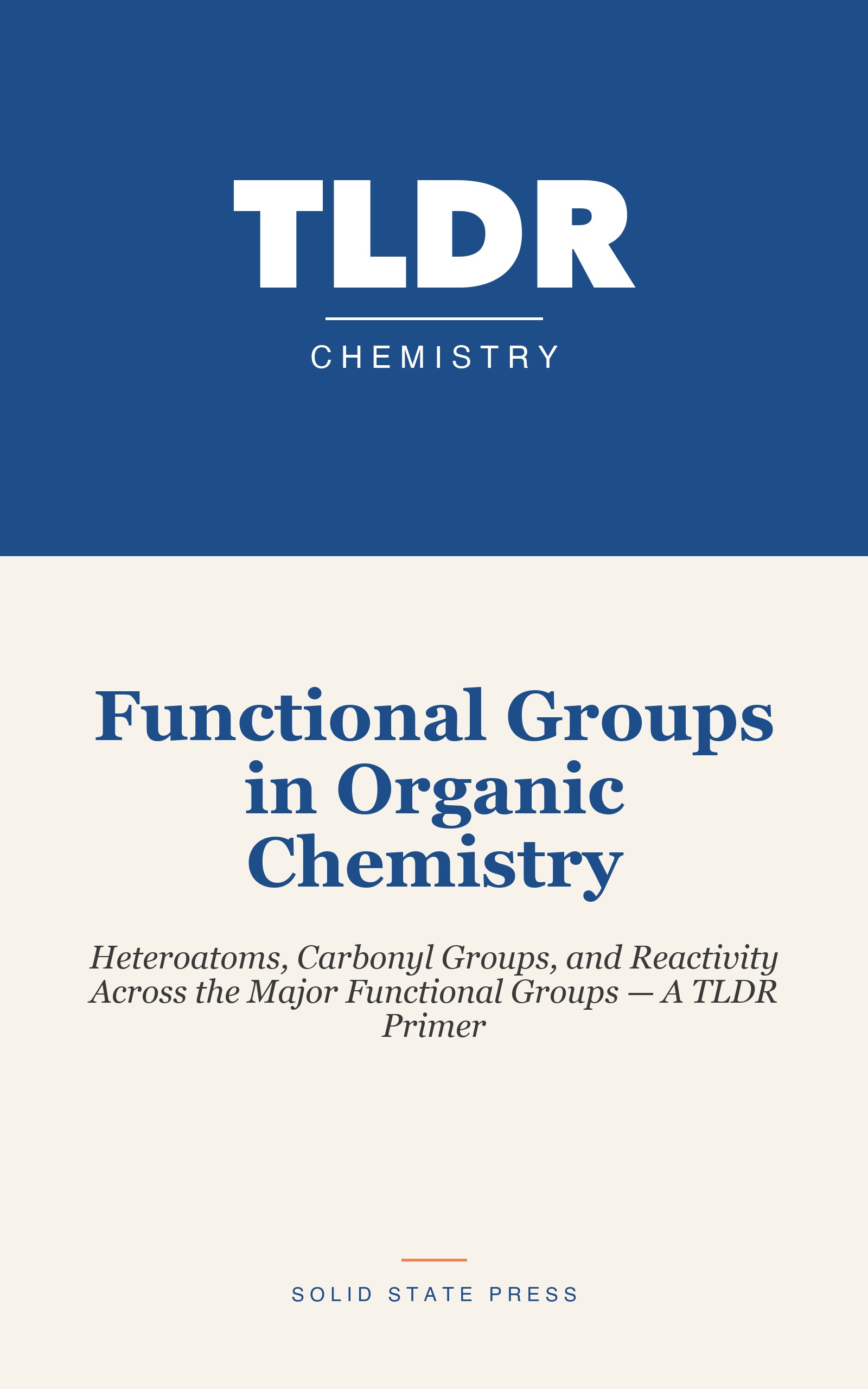 Functional Groups in Organic Chemistry cover