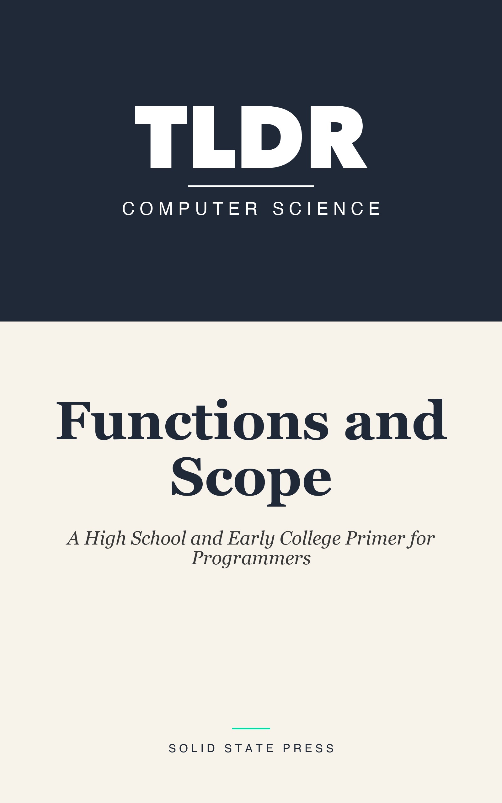 Functions and Scope cover