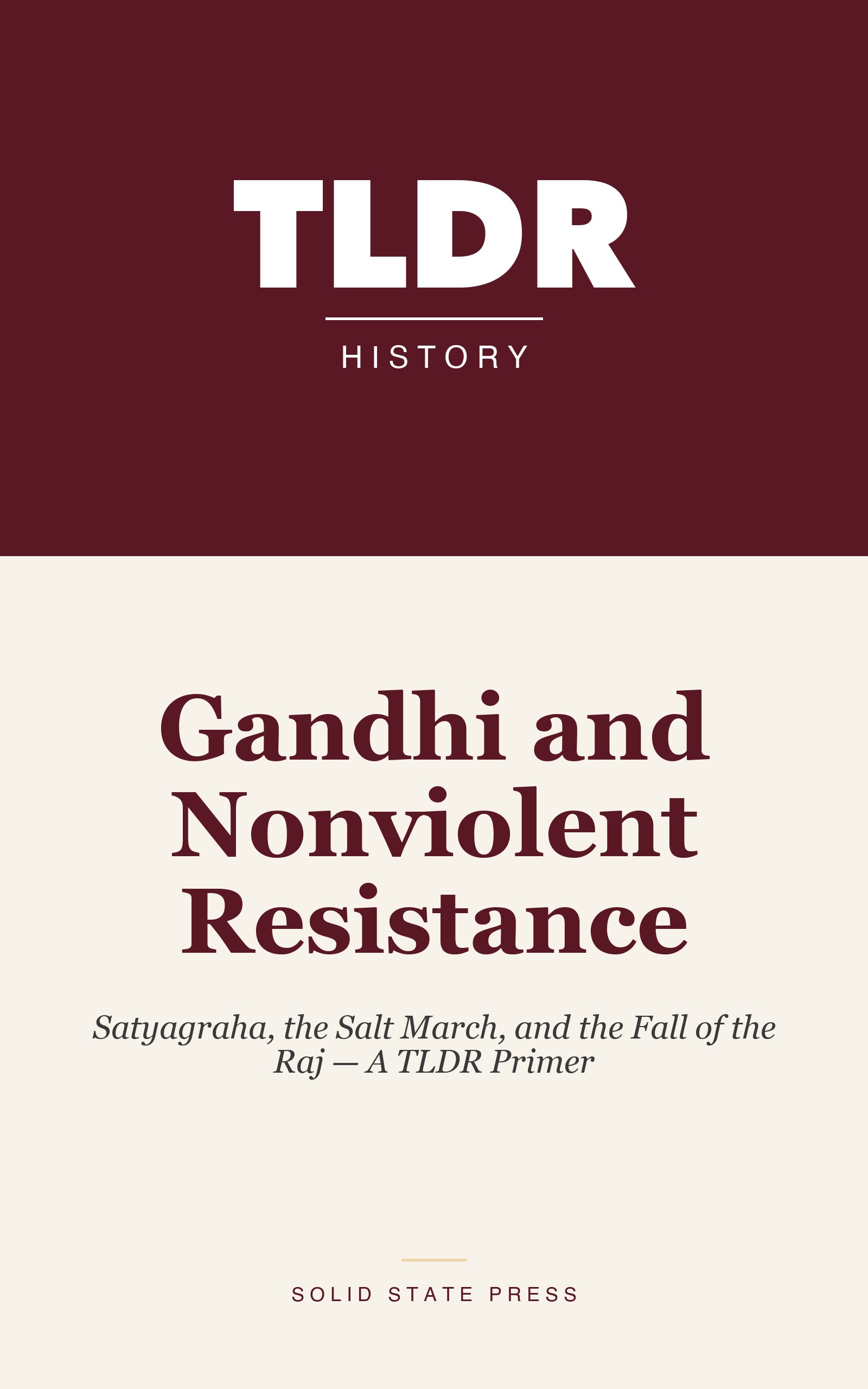 Gandhi and Nonviolent Resistance cover
