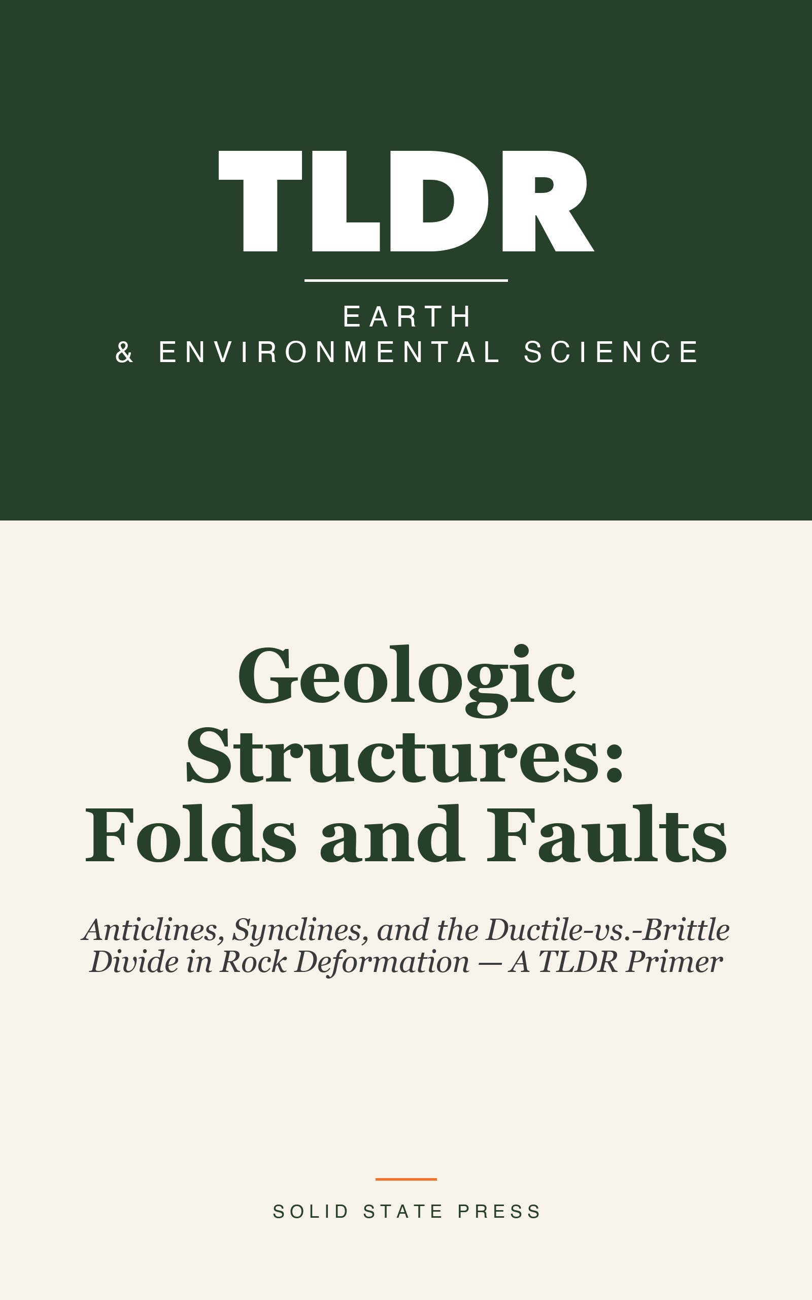 Geologic Structures: Folds and Faults cover