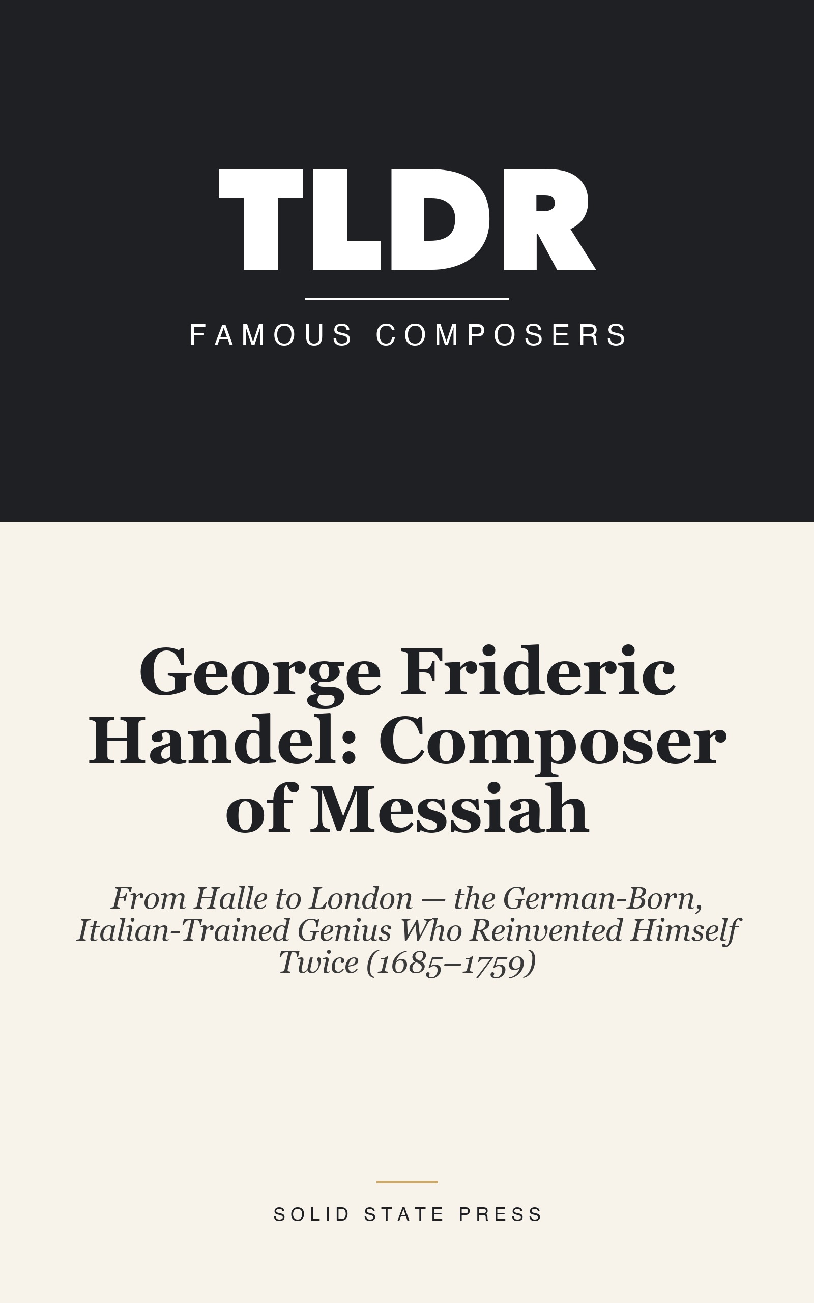 George Frideric Handel: Composer of Messiah cover