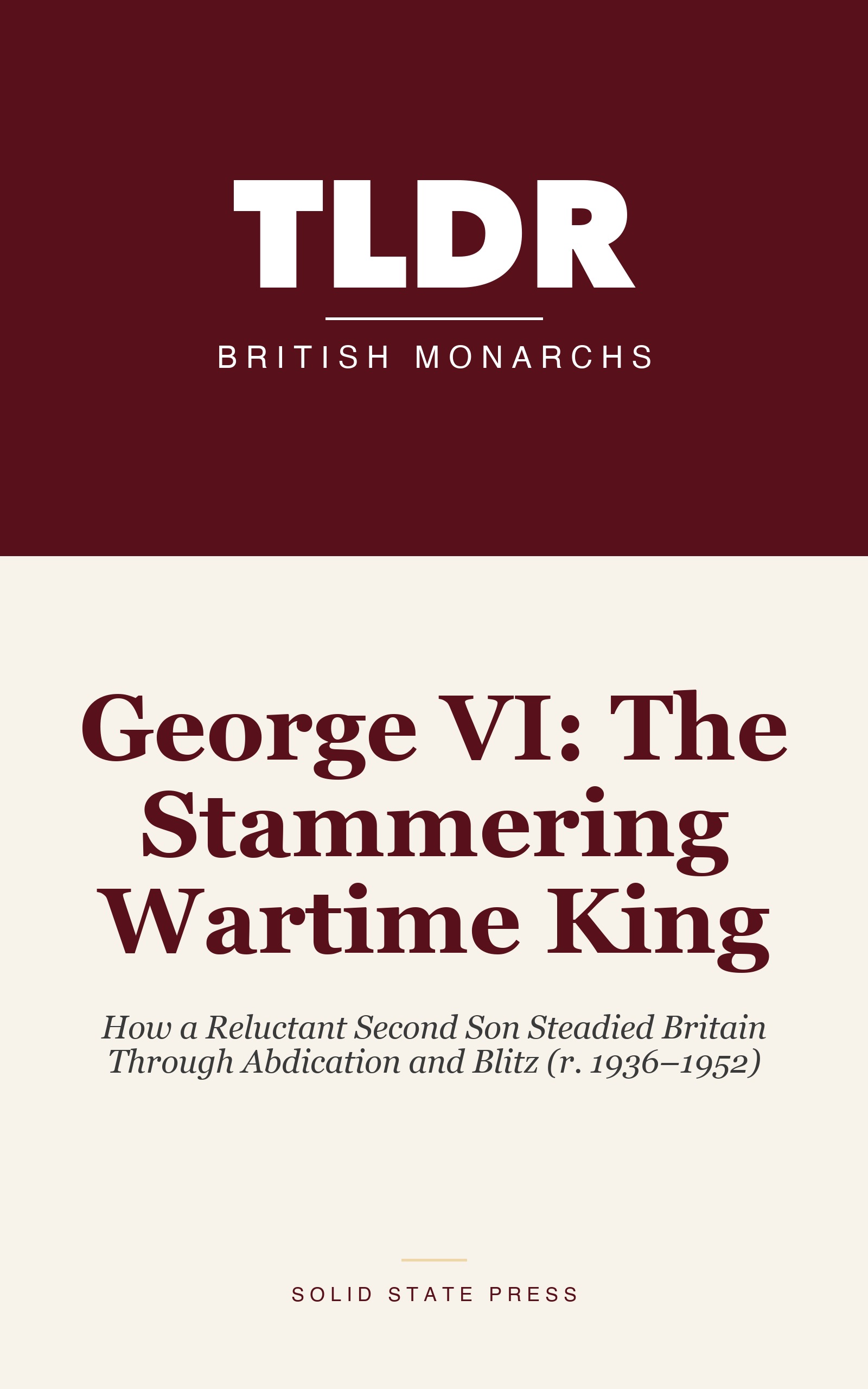 George VI: The Stammering Wartime King cover