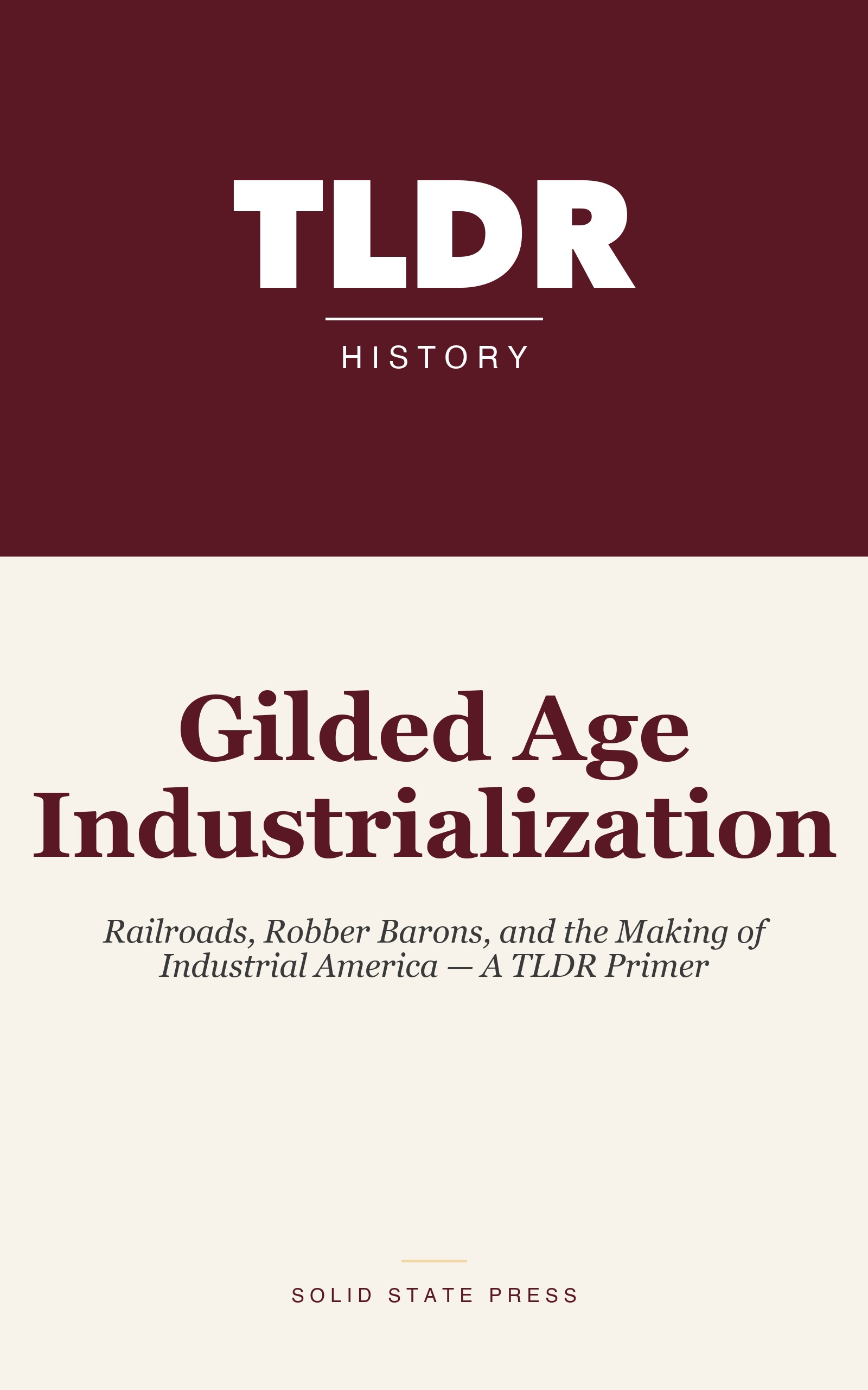 Gilded Age Industrialization cover