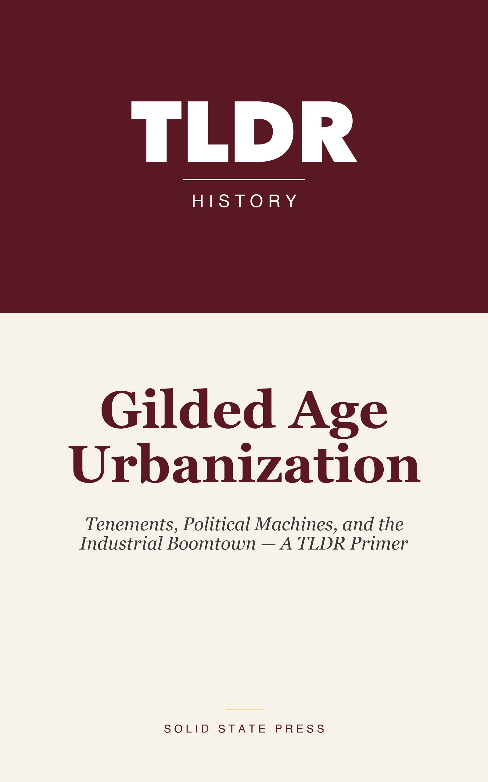 Gilded Age Urbanization cover