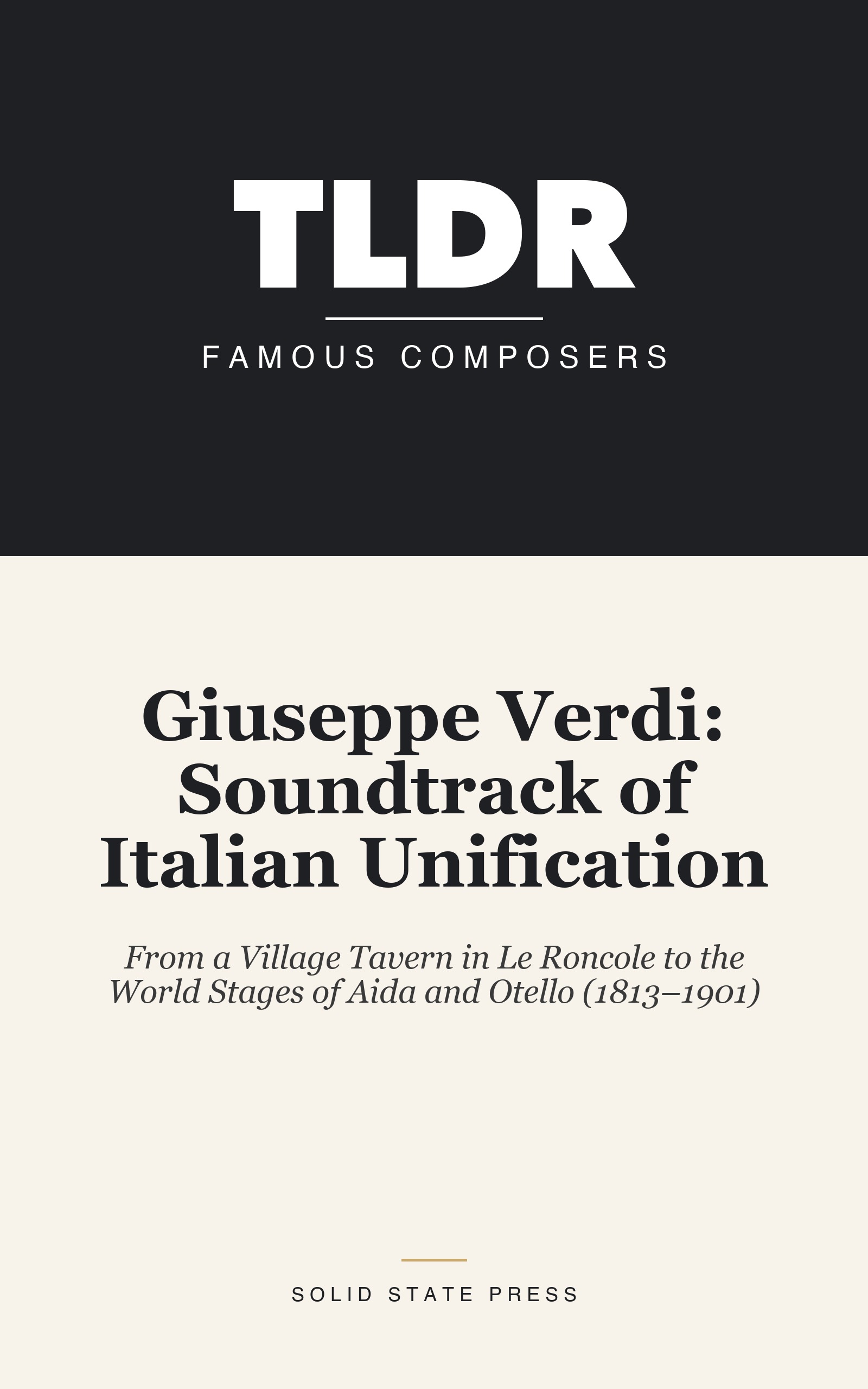 Giuseppe Verdi: Soundtrack of Italian Unification cover