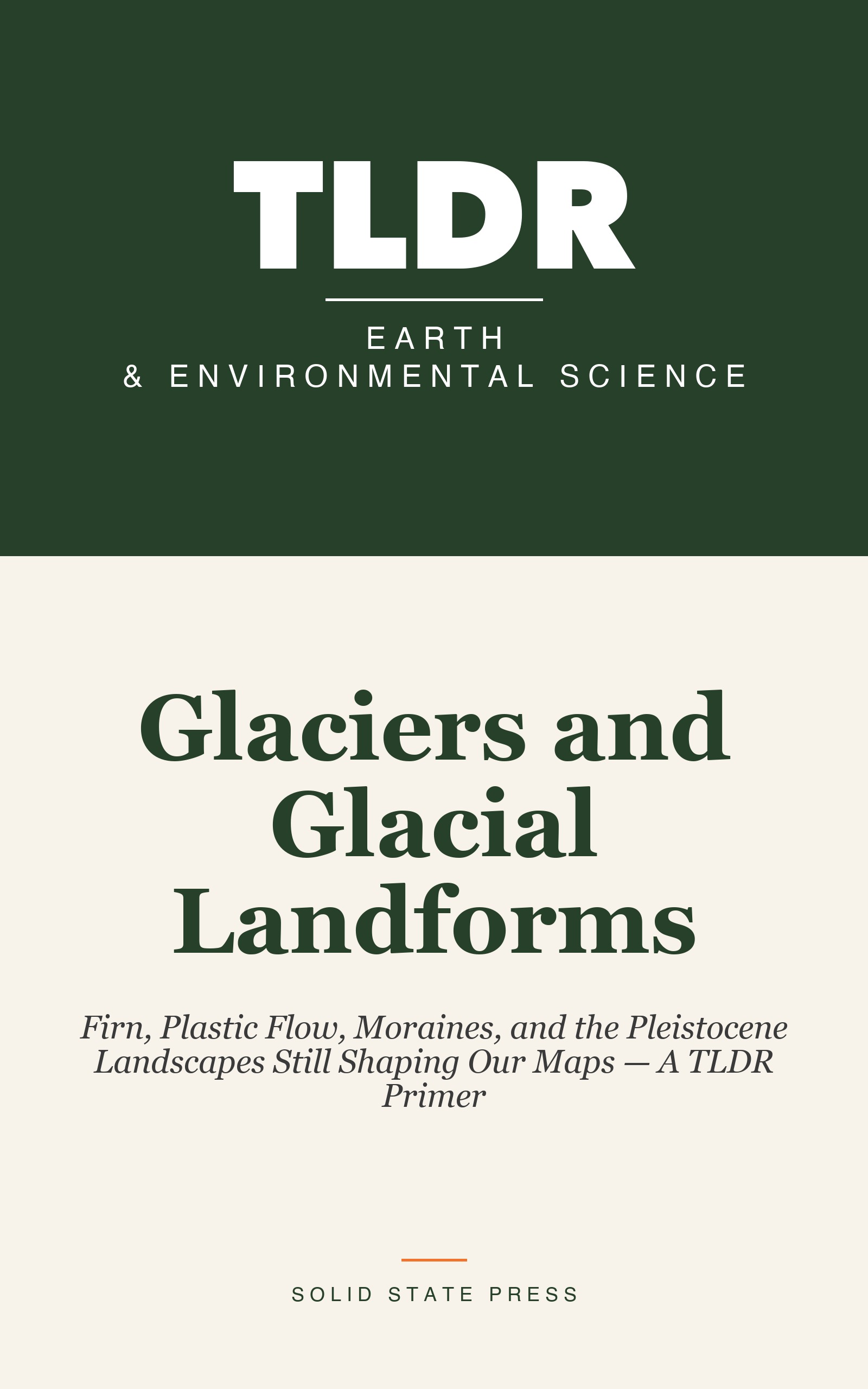 Glaciers and Glacial Landforms cover