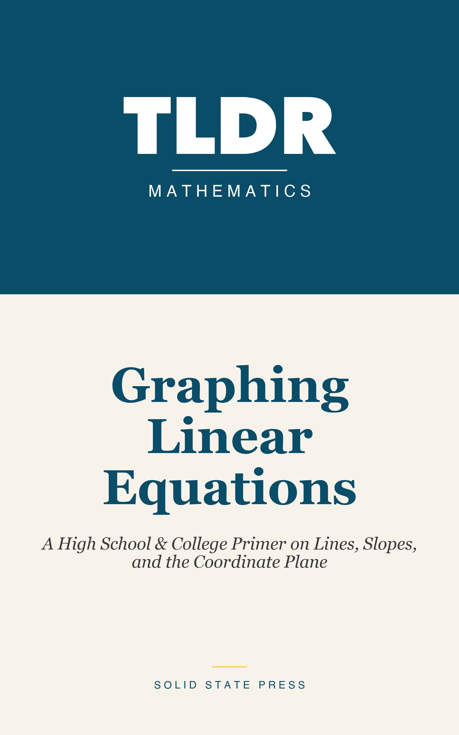 Graphing Linear Equations cover