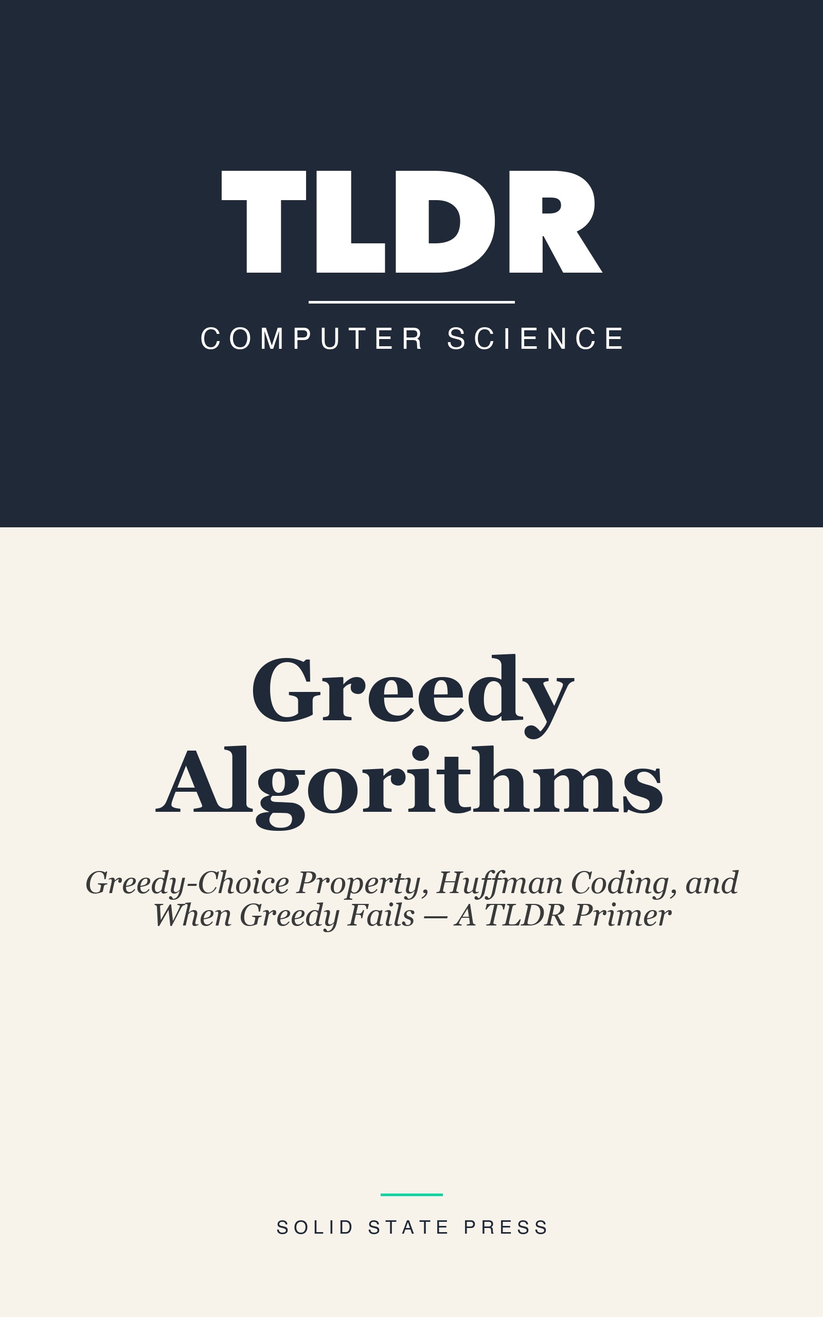 Greedy Algorithms cover