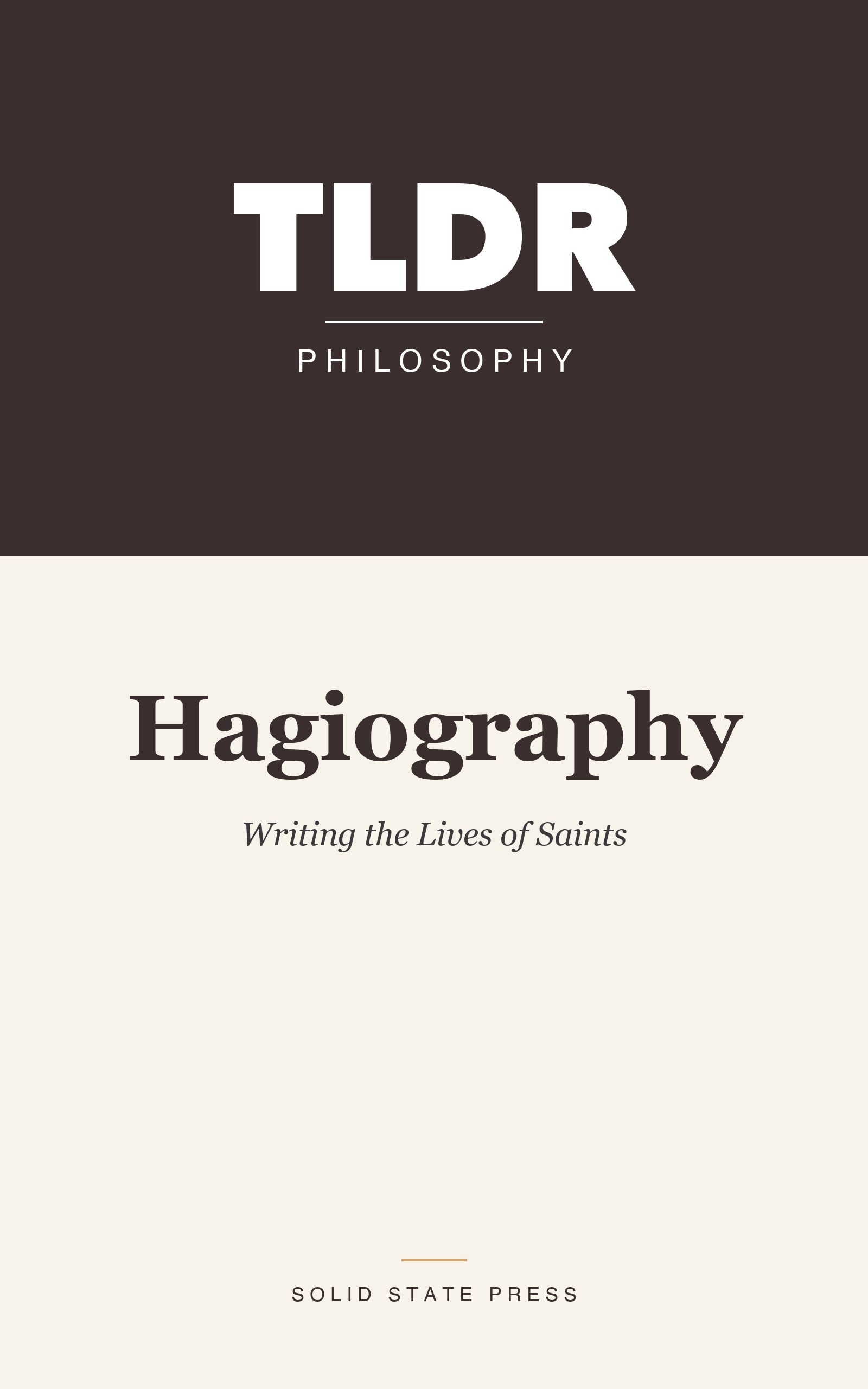 Hagiography cover