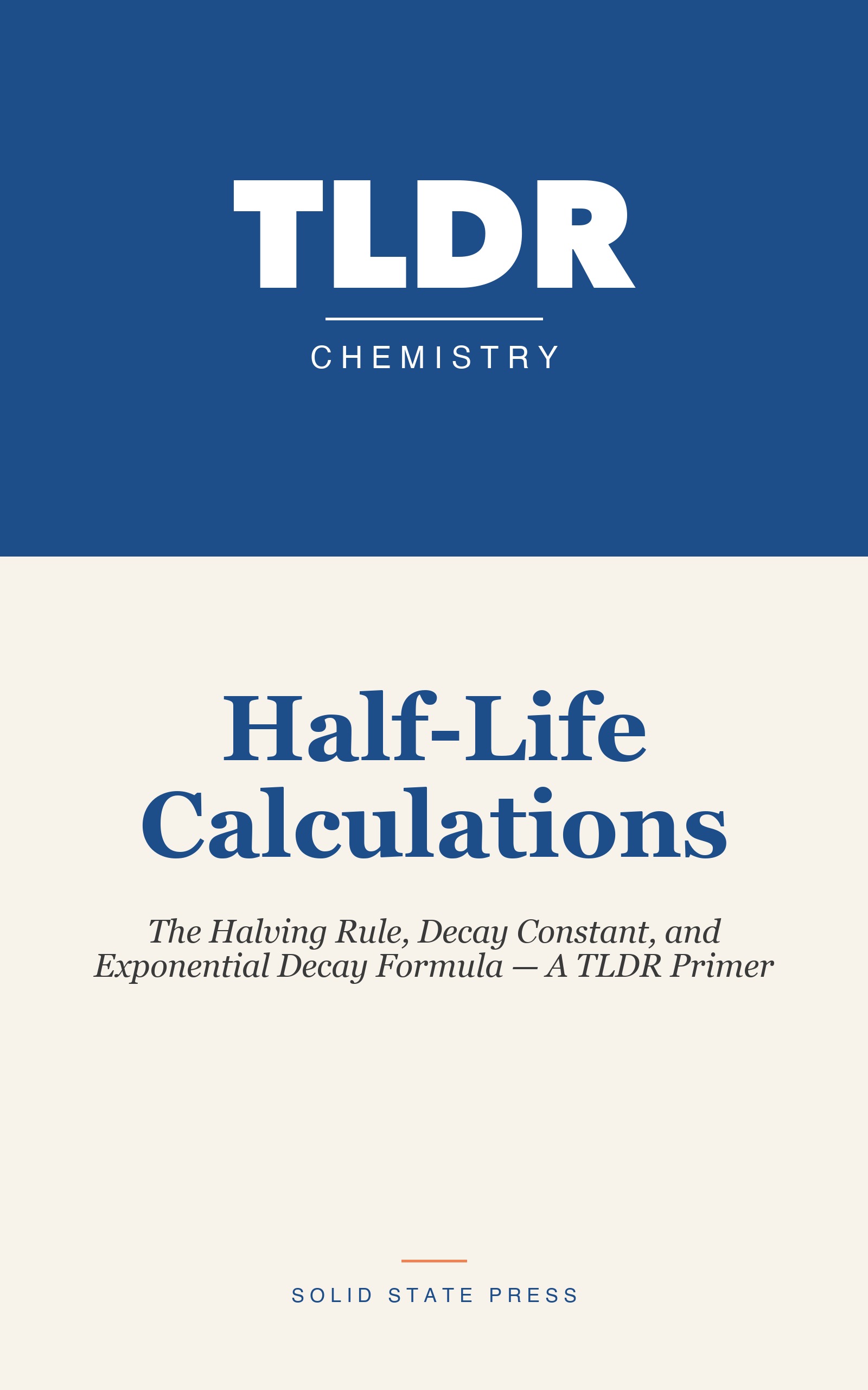 Half-Life Calculations cover