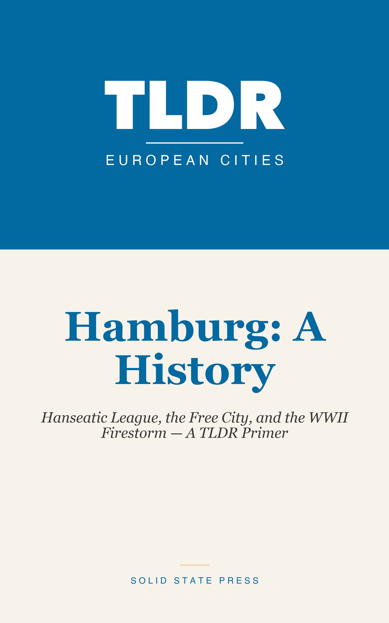 Hamburg: A History cover